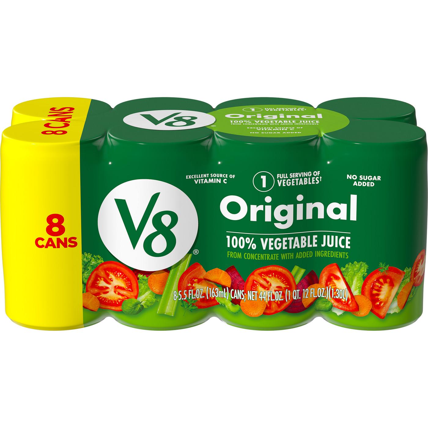 V8 Original 100% Vegetable Juice; image 1 of 7