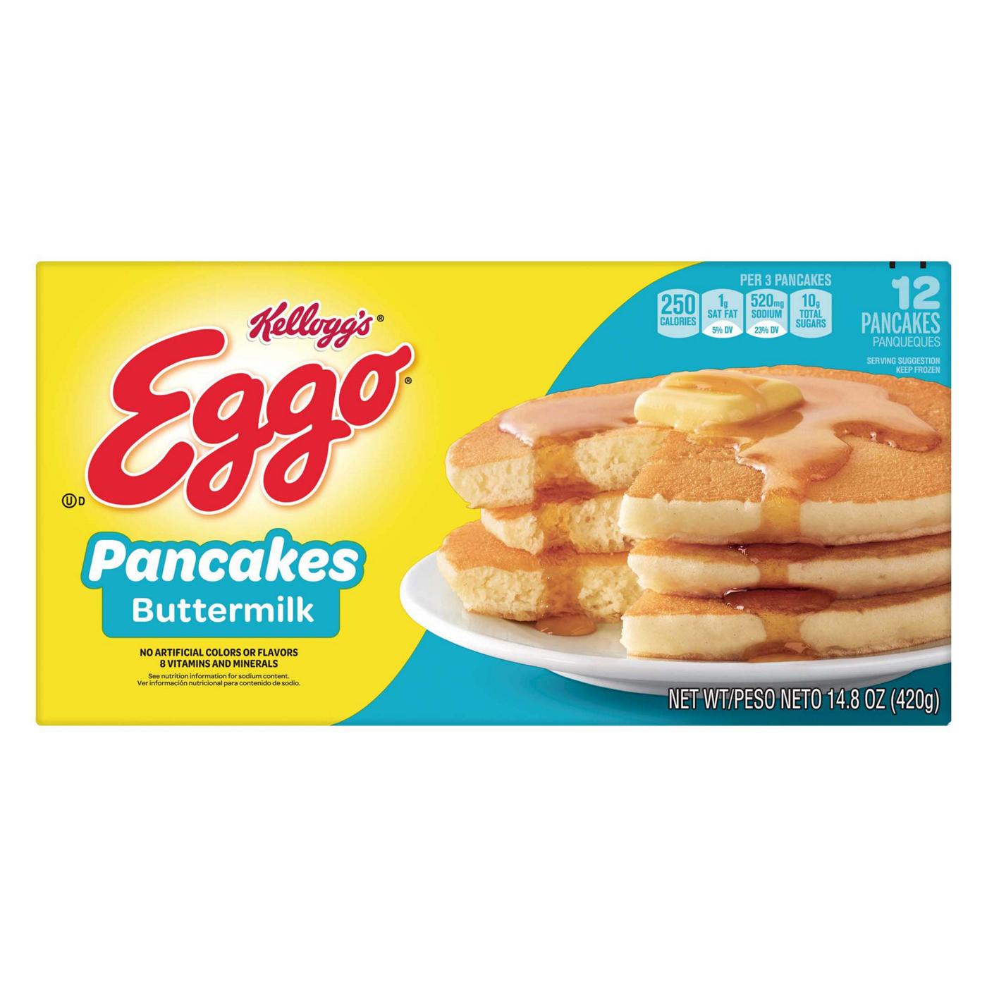 Eggo Buttermilk Frozen Pancakes, 14.8 oz; image 1 of 7