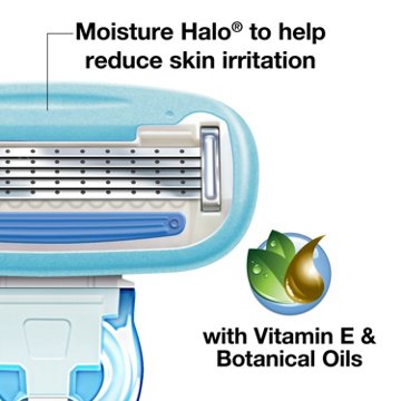 Hill Country Essentials Simply Silky 5 Women's Razor With 2 Cartridges, 2 ct