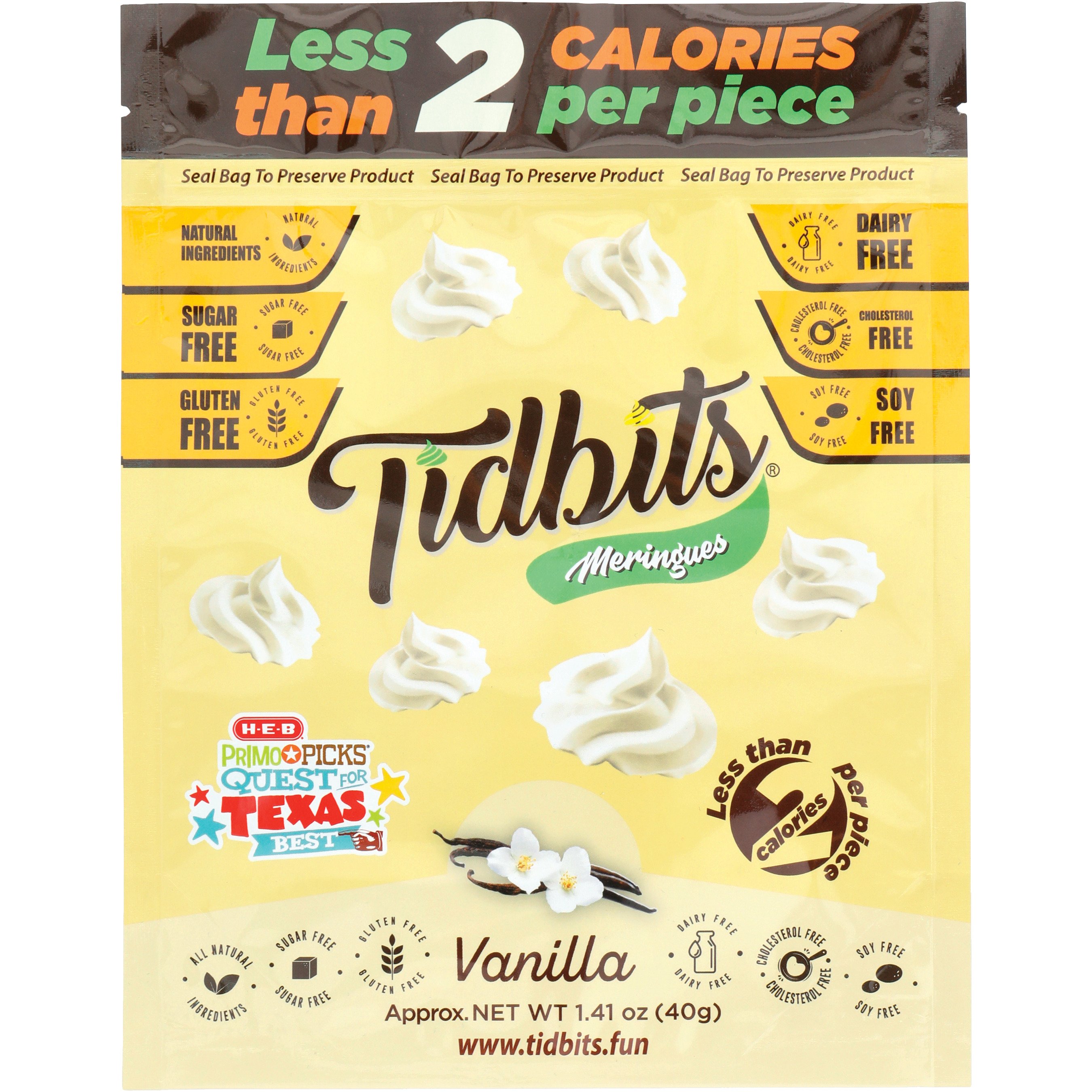 Sinless Sweets Vanilla Meringues Shop Cookies at HEB