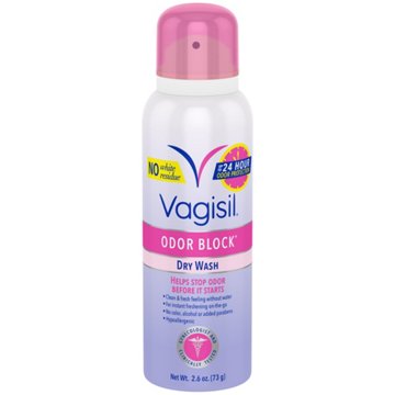 Vagisil Odor Block Dry Wash Spray, 2.6 oz