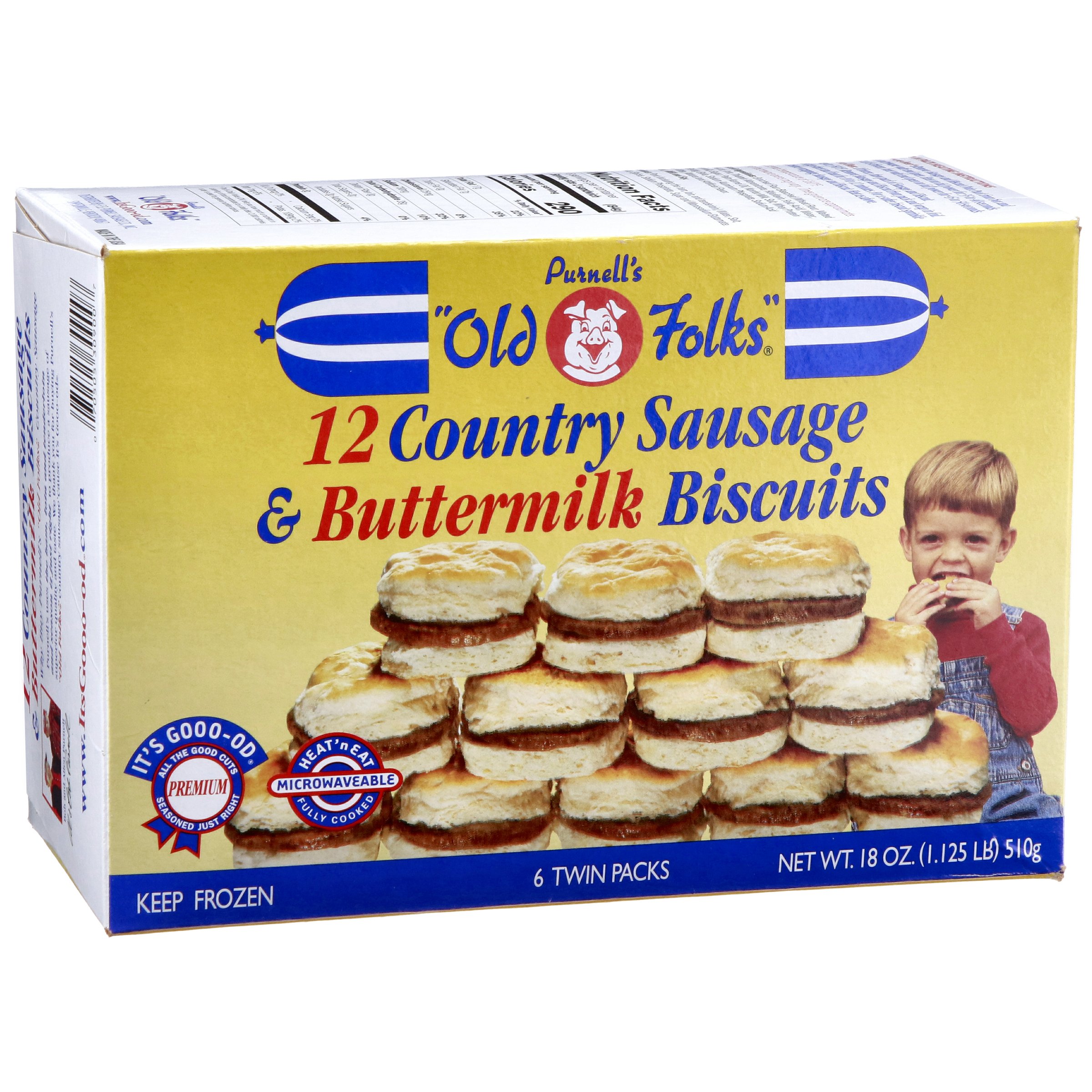 Purnell's Old Folks Sausage & Buttermilk Biscuits Shop Sandwiches at