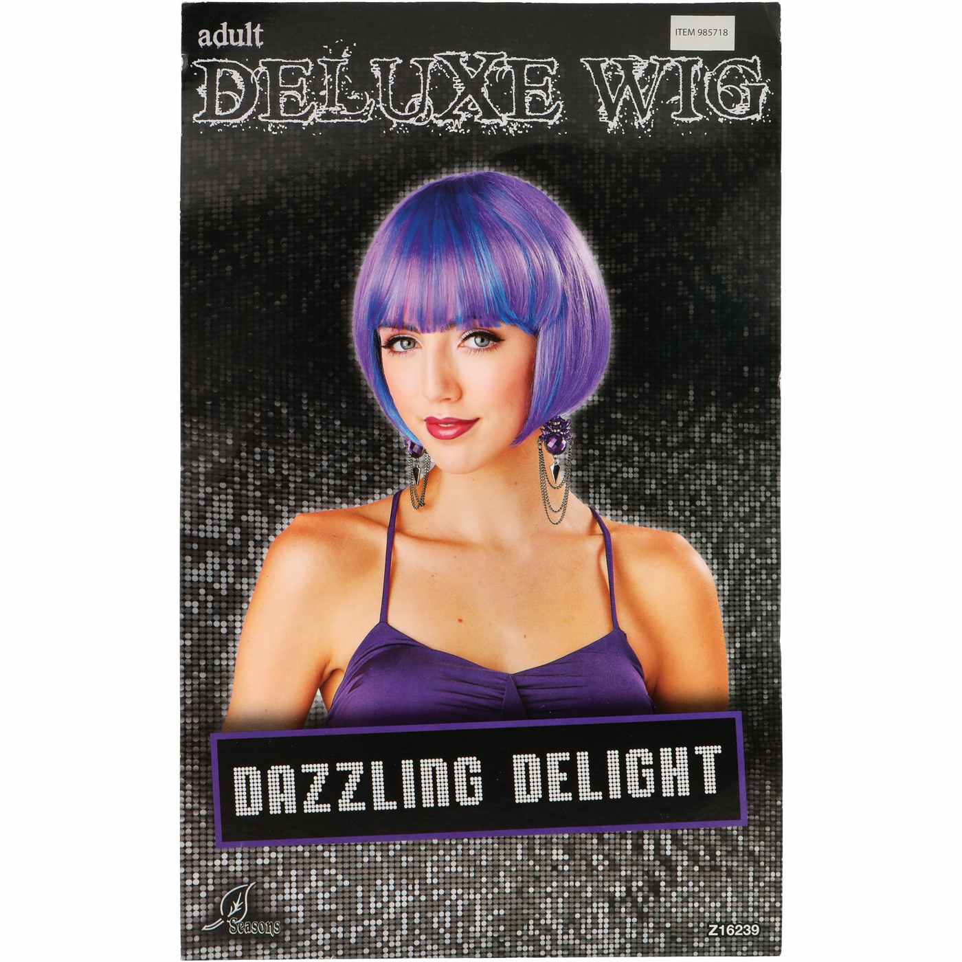 Seasons Dazzling Delight Deluxe Wig - Assorted; image 2 of 2