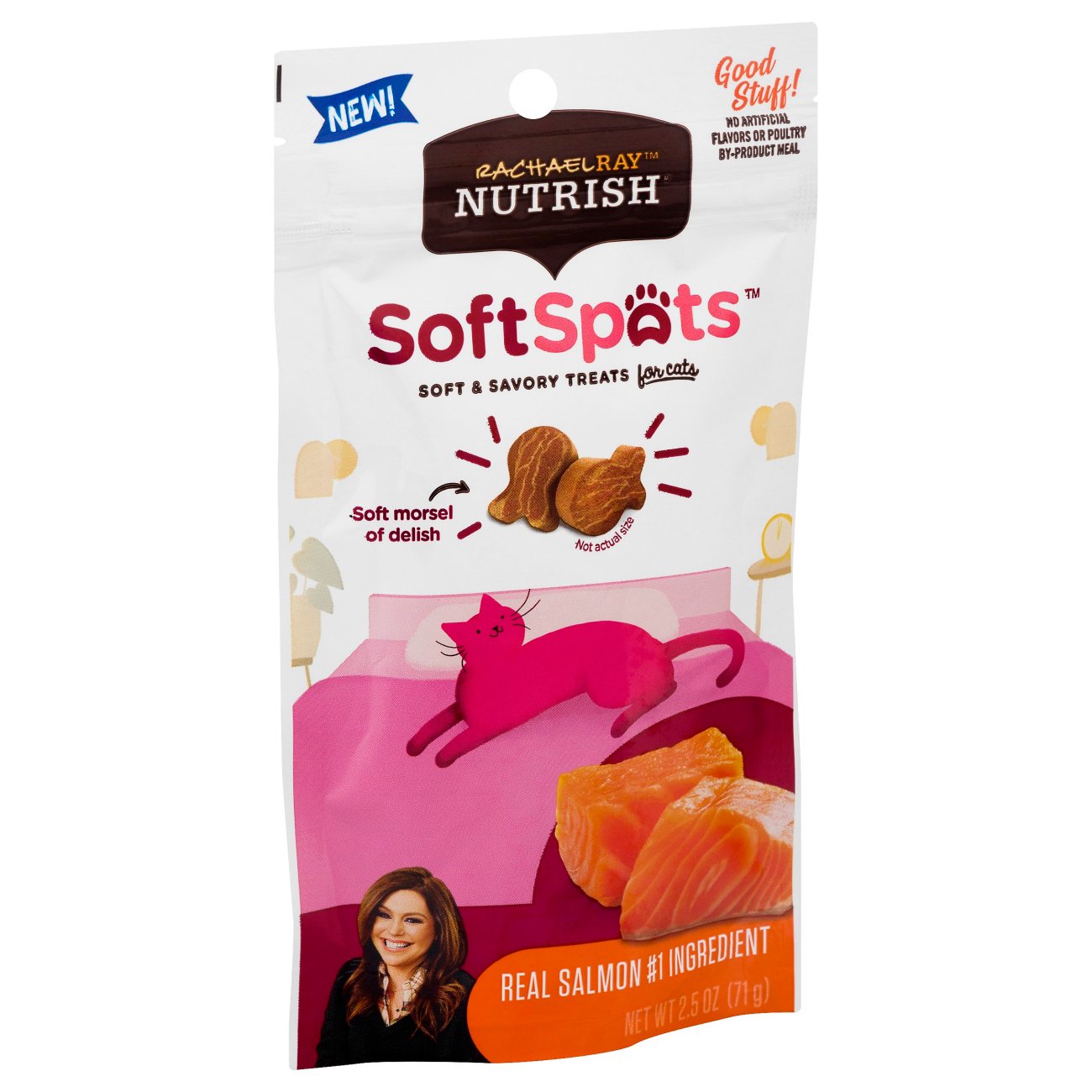 Rachael Ray Nutrish Salmon Soft Spots Cat Treats Shop Treats at HEB