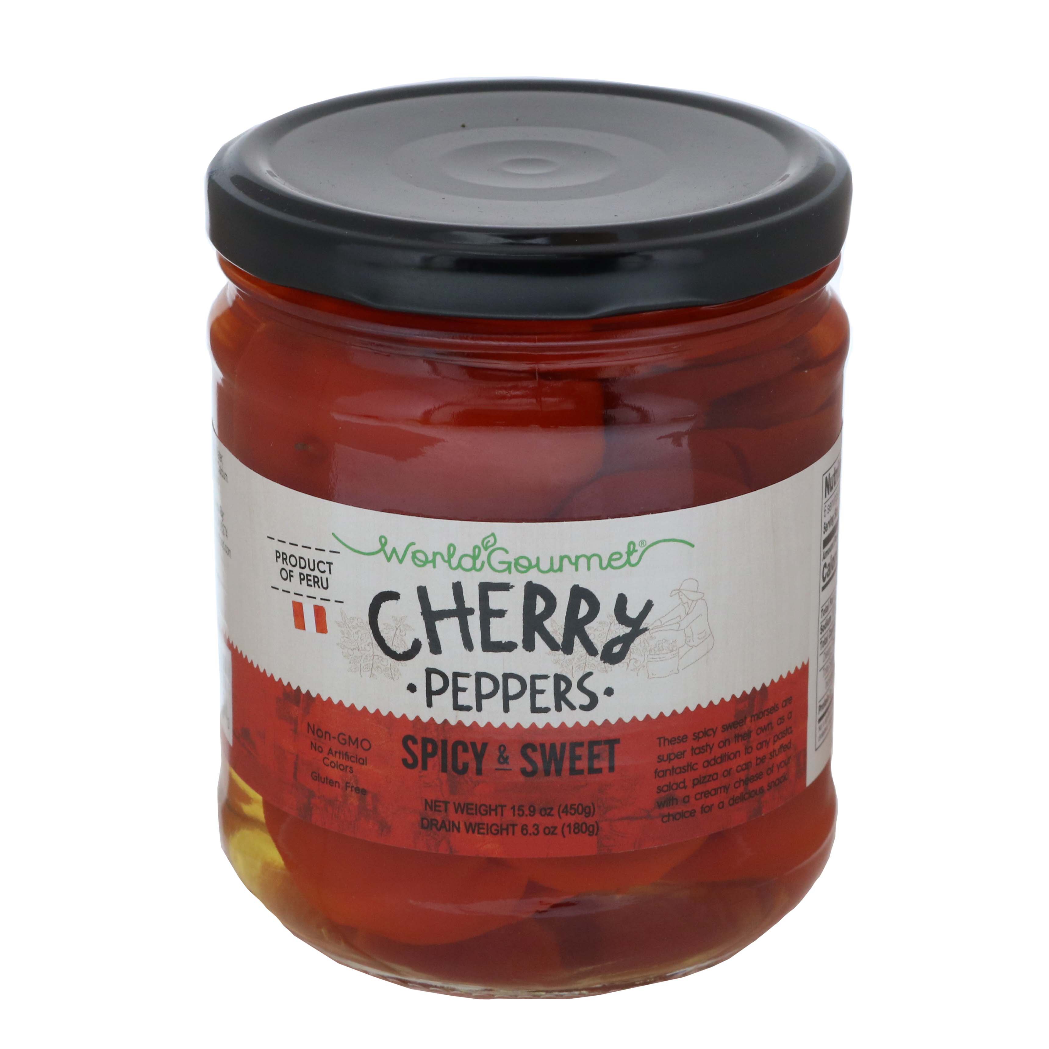 World Gourmet Hot & Sweet Cherry Peppers - Shop Peppers at H-E-B