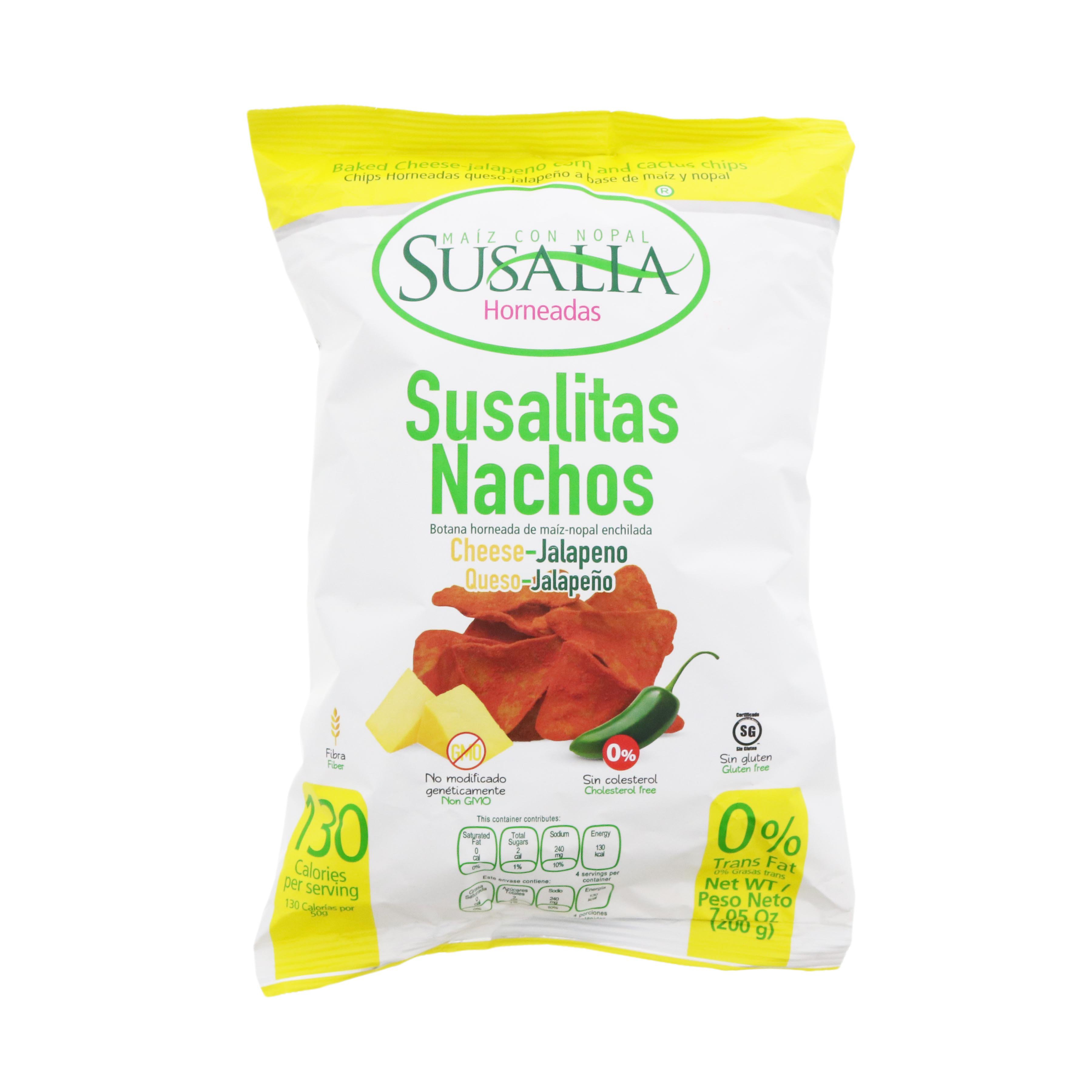 Susalia Nacho Cheese Jalapeno Baked Chips Shop Snacks & Candy at HEB