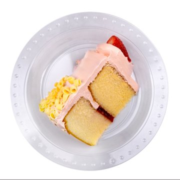 Elegant Living by H-E-B 7" Premium Clear Plastic Plates, 30 ct