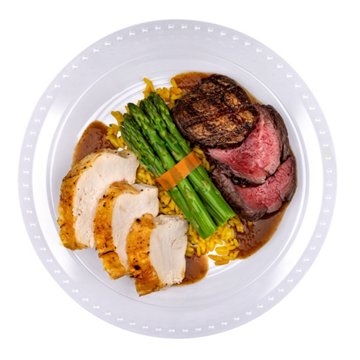 Elegant Living by H-E-B 10" Premium Clear Plastic Plates, 20 ct