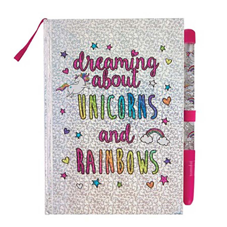 Fashion Angels Unicorns & Rainbows Glitter Journal with Pen - Shop ...