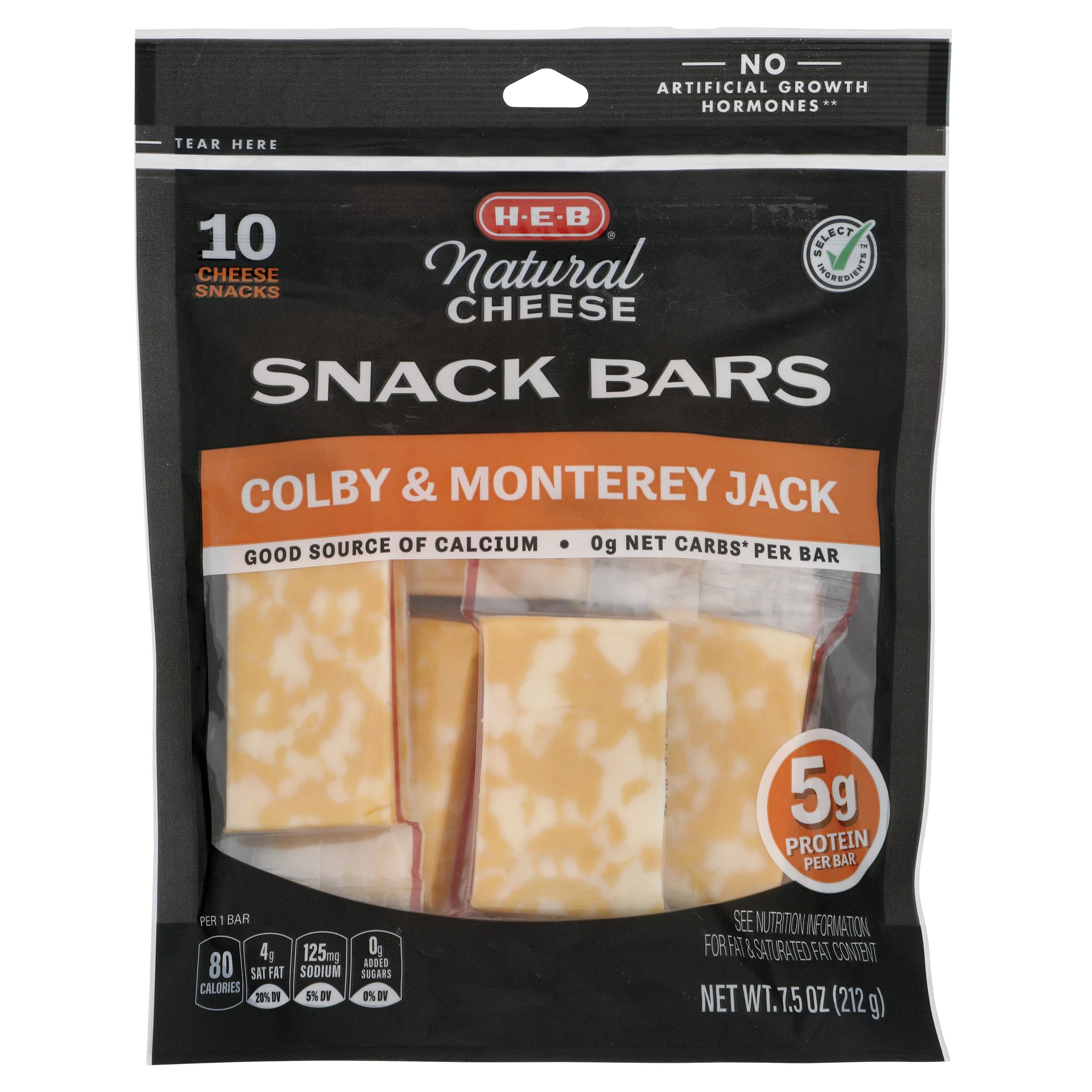 HEB Colby Jack Cheese Bar Snacks Shop Cheese at HEB