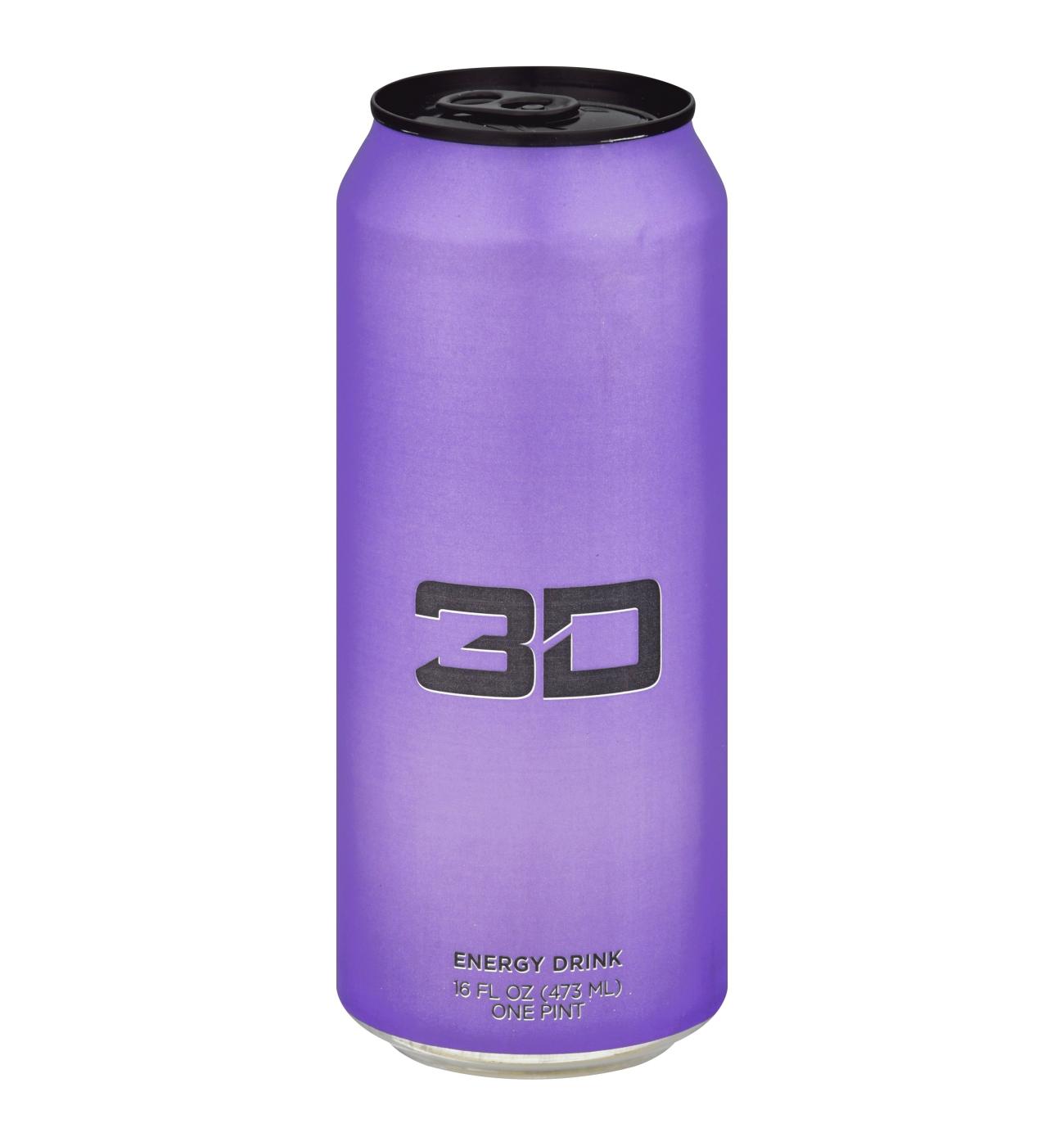 3D Energy Drink - Purple; image 1 of 2