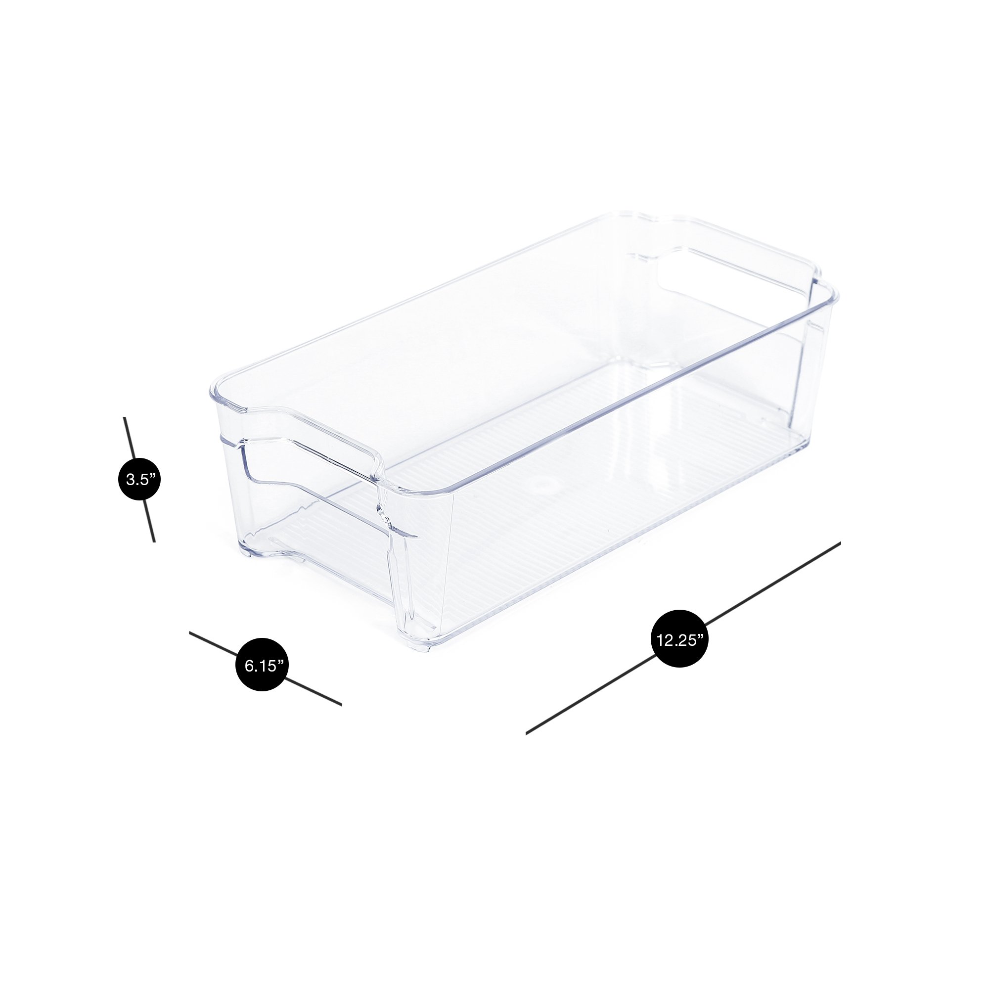 Smart Design Dazz Stackable Medium Refrigerator Bin - Shop Storage bins ...