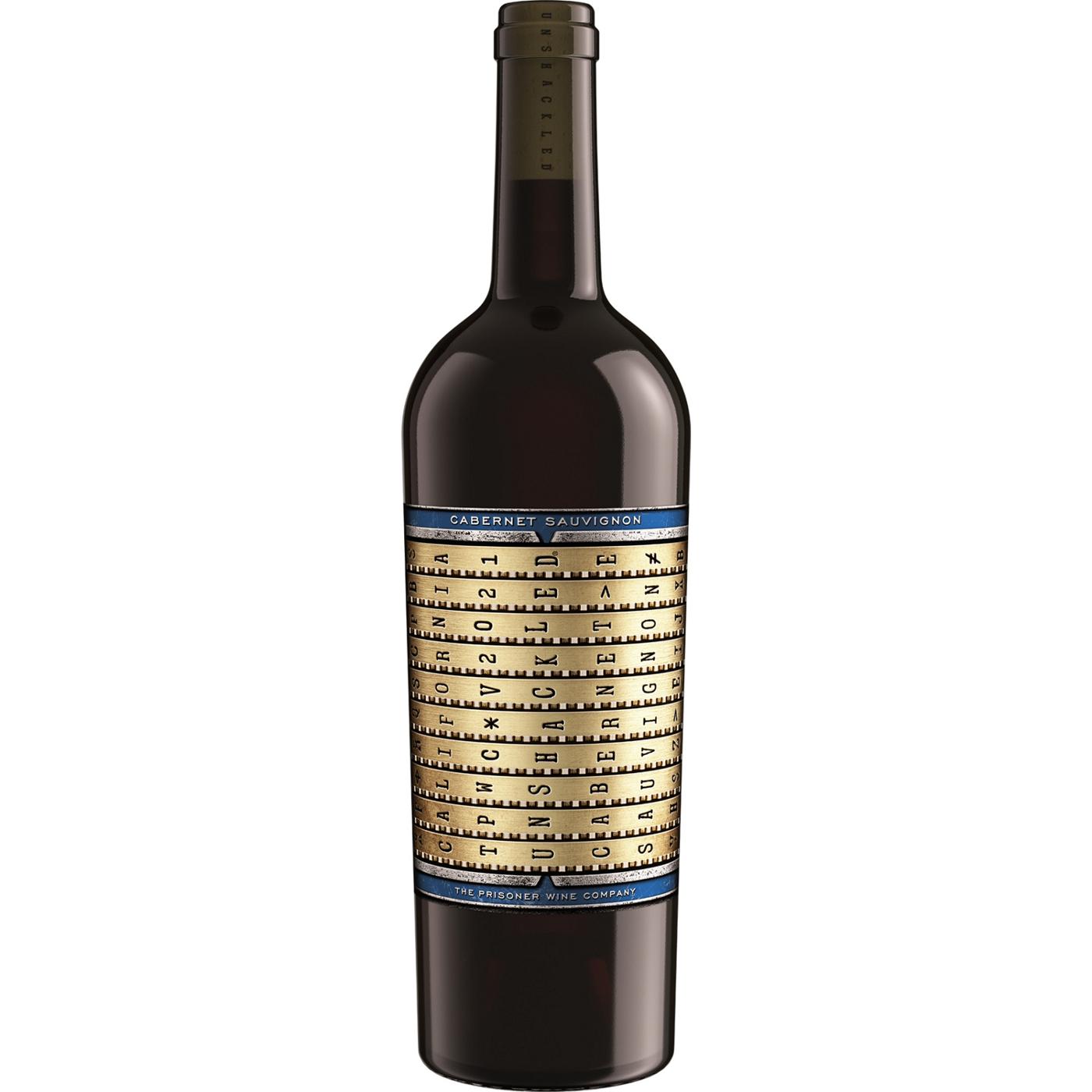 Unshackled Cabernet Sauvignon Red Wine 750 mL Bottle; image 1 of 8
