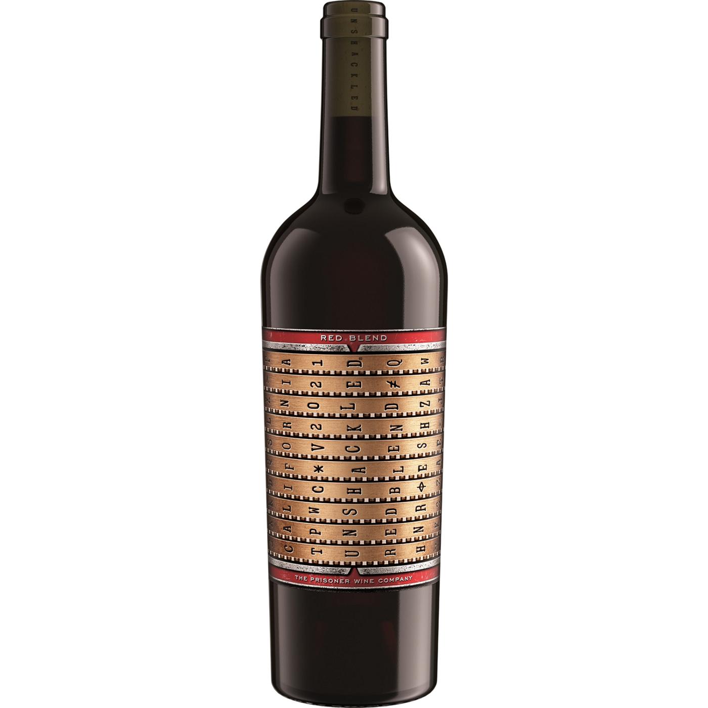 Unshackled Red Blend Red Wine 750 mL Bottle; image 1 of 2