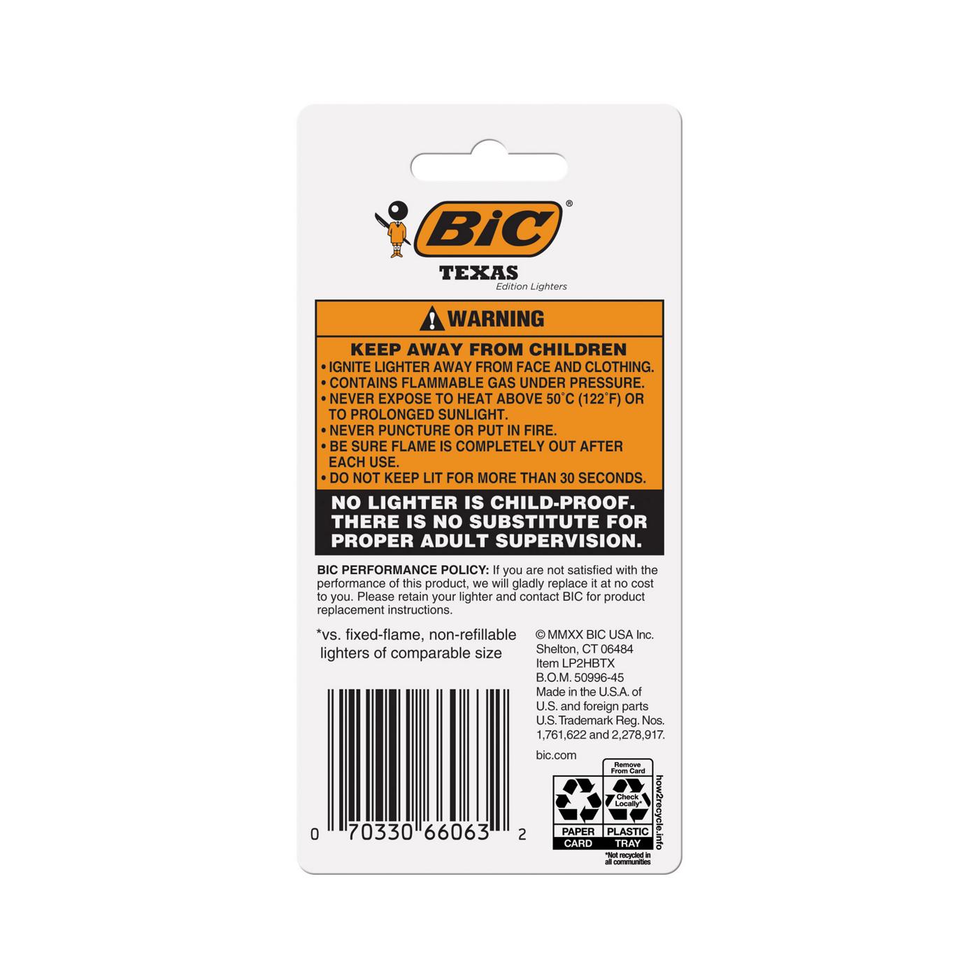 BIC Multi-Purpose Design Edition Texas Lighter; image 2 of 2