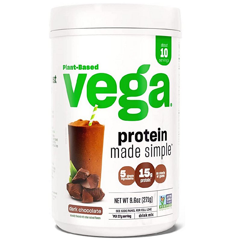 Vega Protein Made Simple Dark Chocolate Flavored Protein Powder - Shop ...