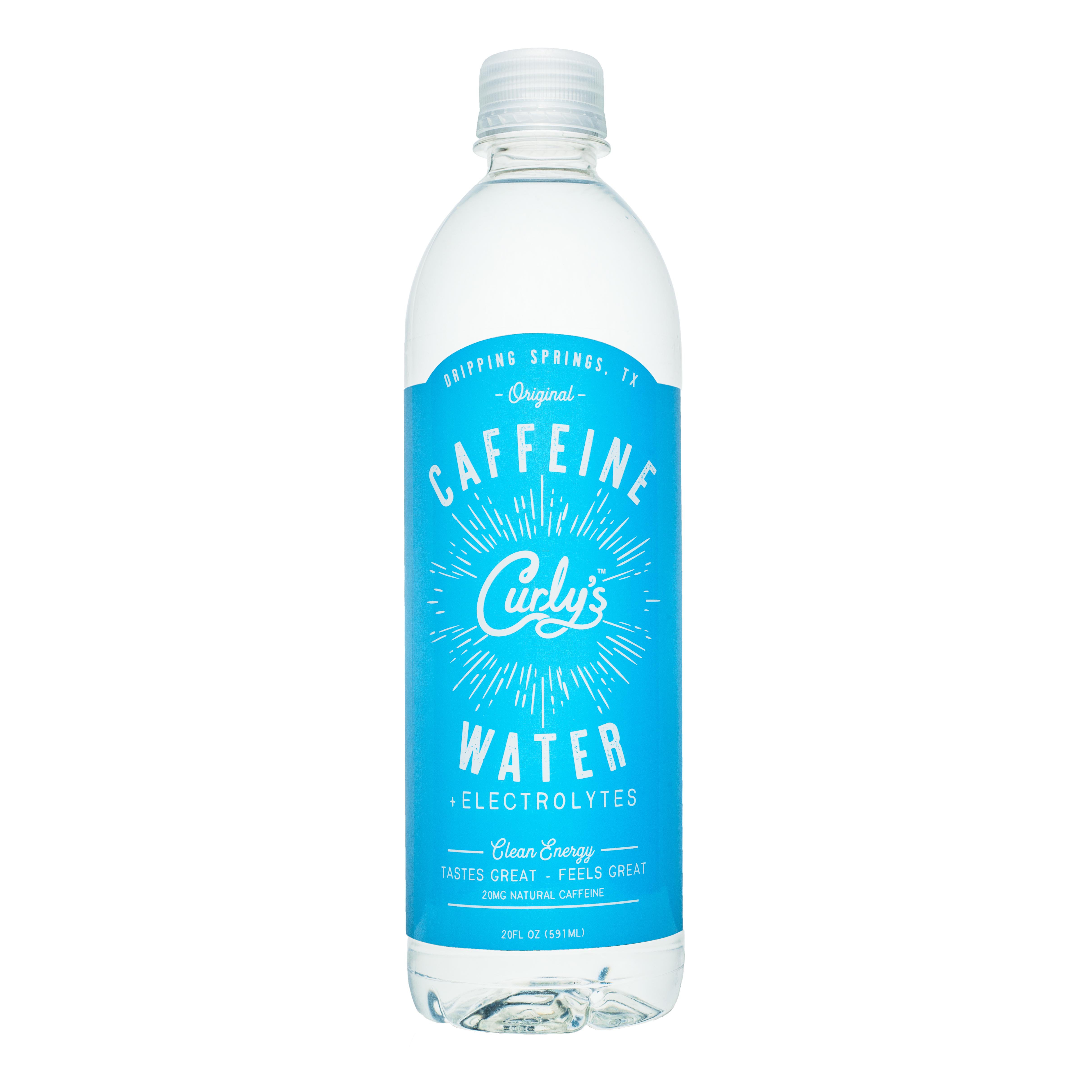 Curly's Caffeine Water Shop Water at HEB