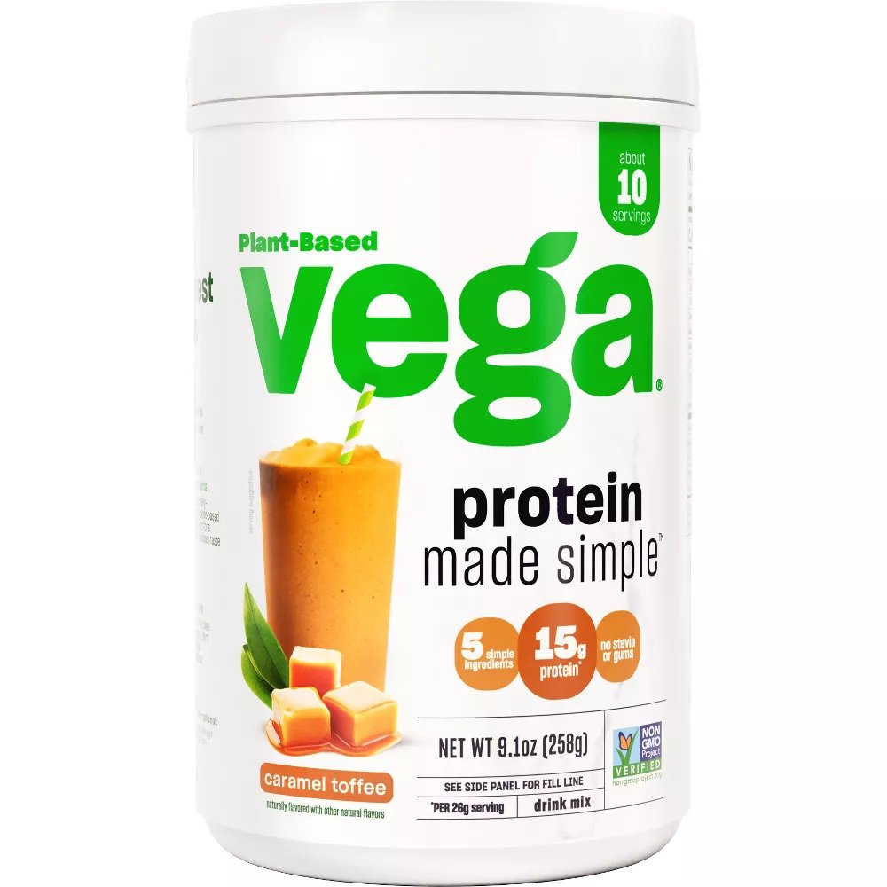 Vega Protein Made Simple Caramel Toffee Flavored Protein Powder Shop
