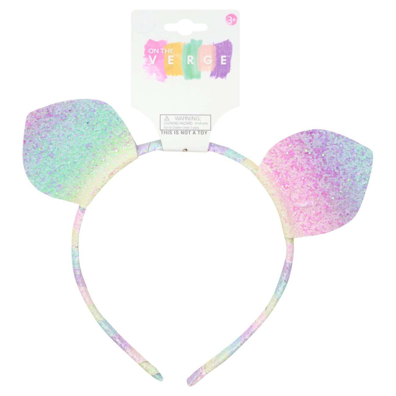 On The Verge Glitter Ears Headband Shop Hair Accessories at HEB