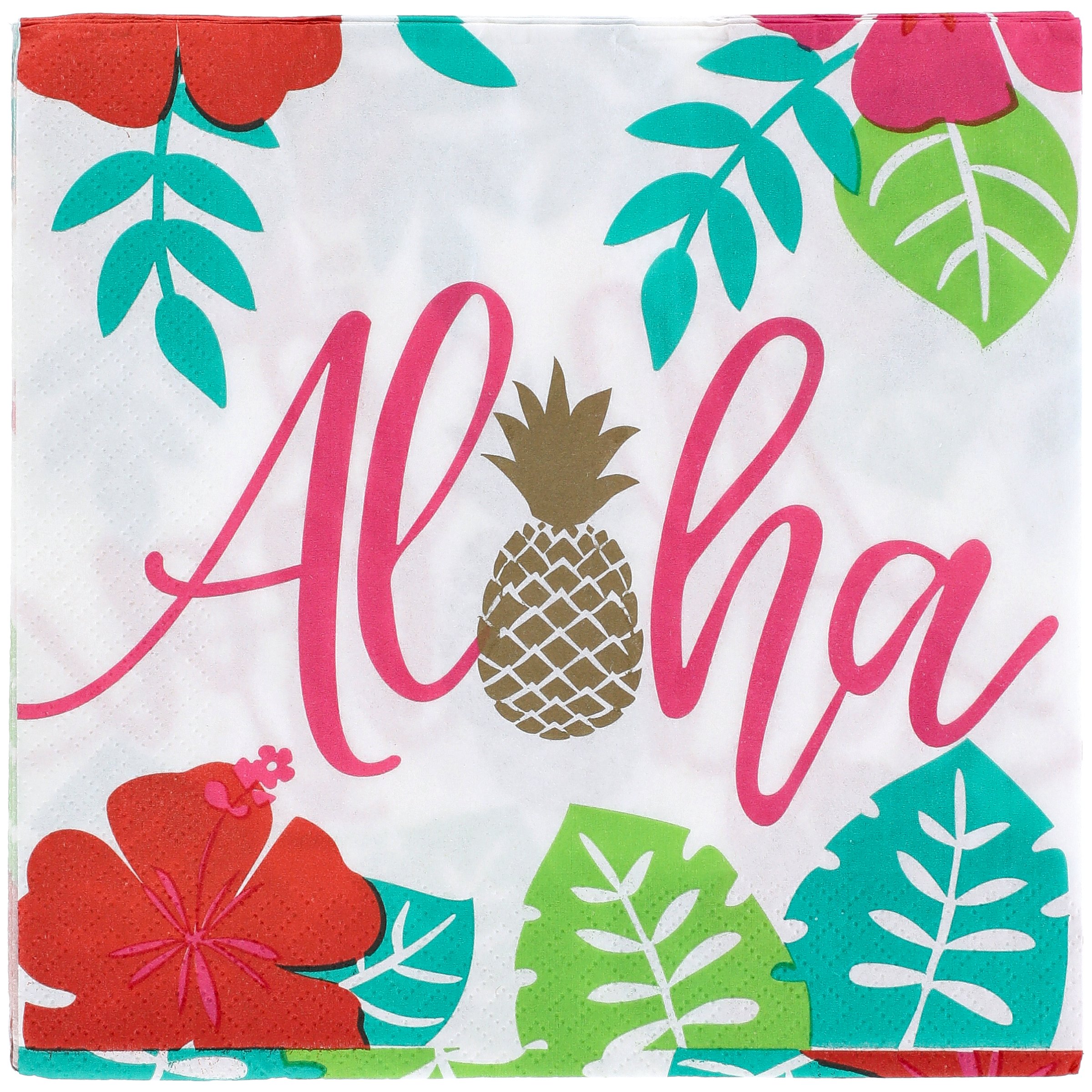 Amscan Aloha Summer Luncheon Napkins - Shop Napkins & Table Cloths at H-E-B