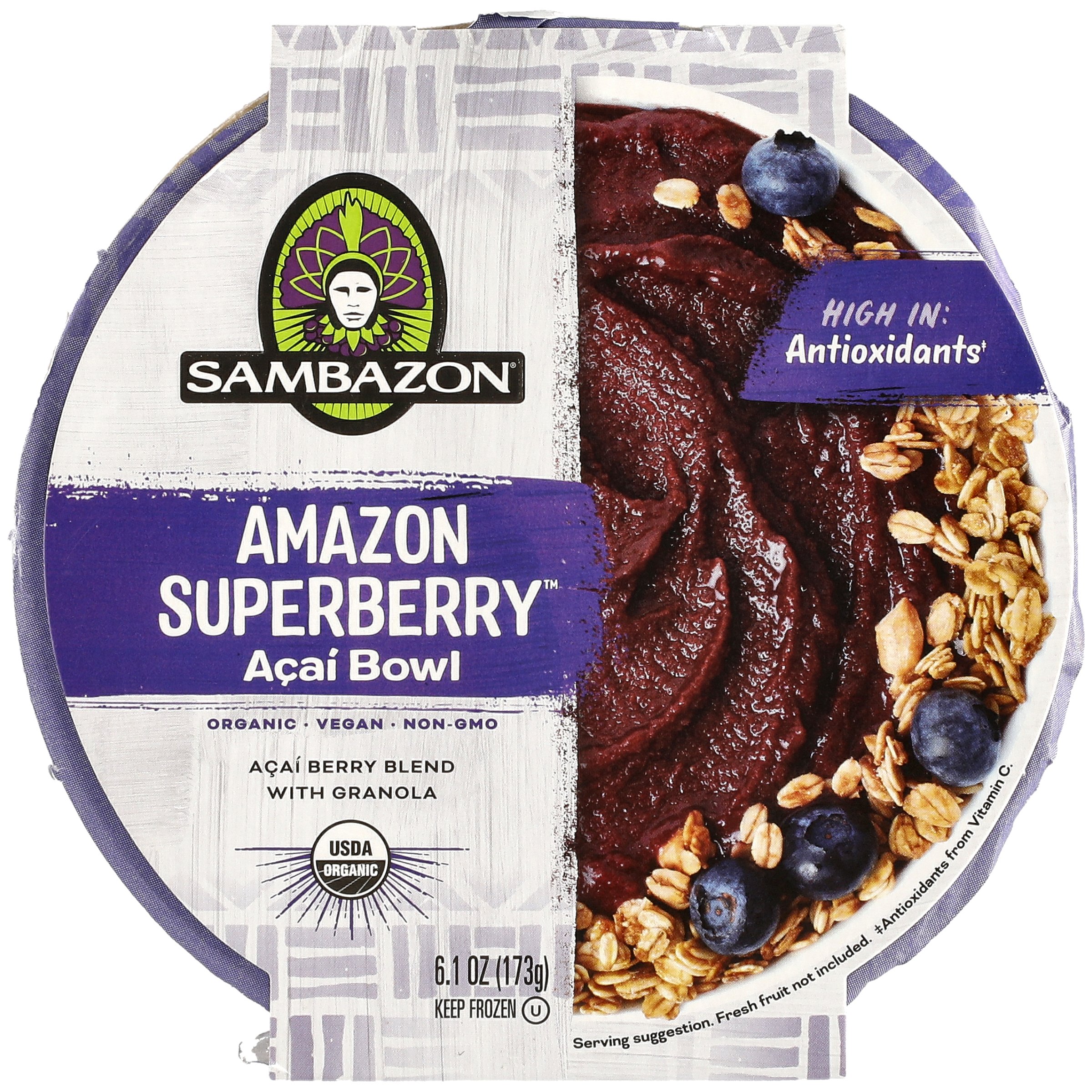 Sambazon Amazon Superberry Acai Bowl Shop Entrees & Sides at HEB