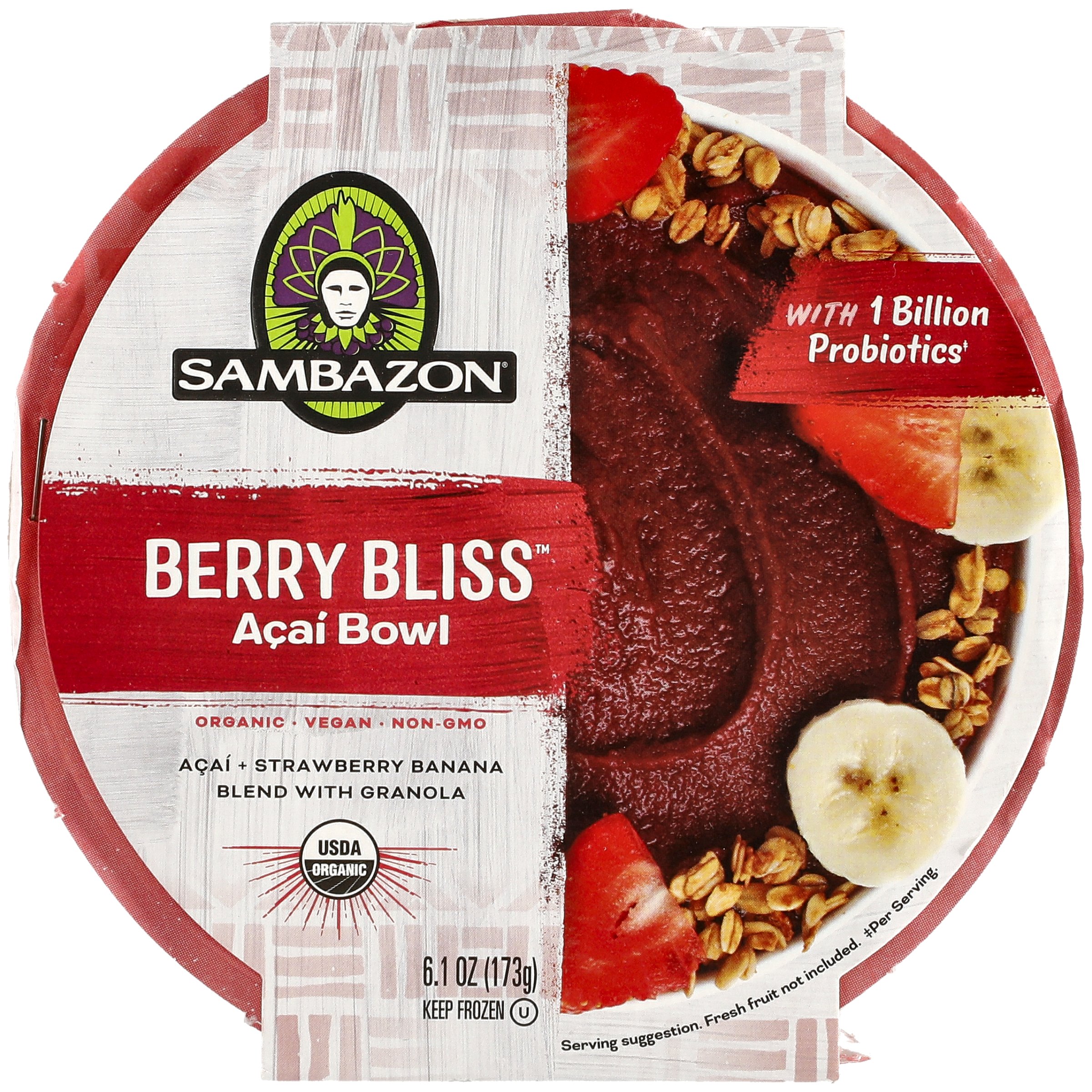 Sambazon Berry Bliss Acai Bowl Shop Entrees & sides at HEB