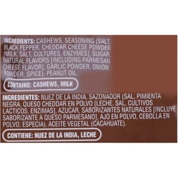 H-E-B Cashew Grande Roasted Whole Cashews - Parmesan Peppercorn, 11 oz
