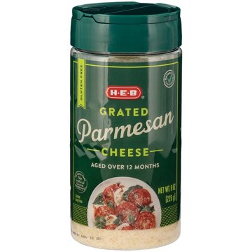 H-E-B Grated Parmesan Cheese, 8 oz