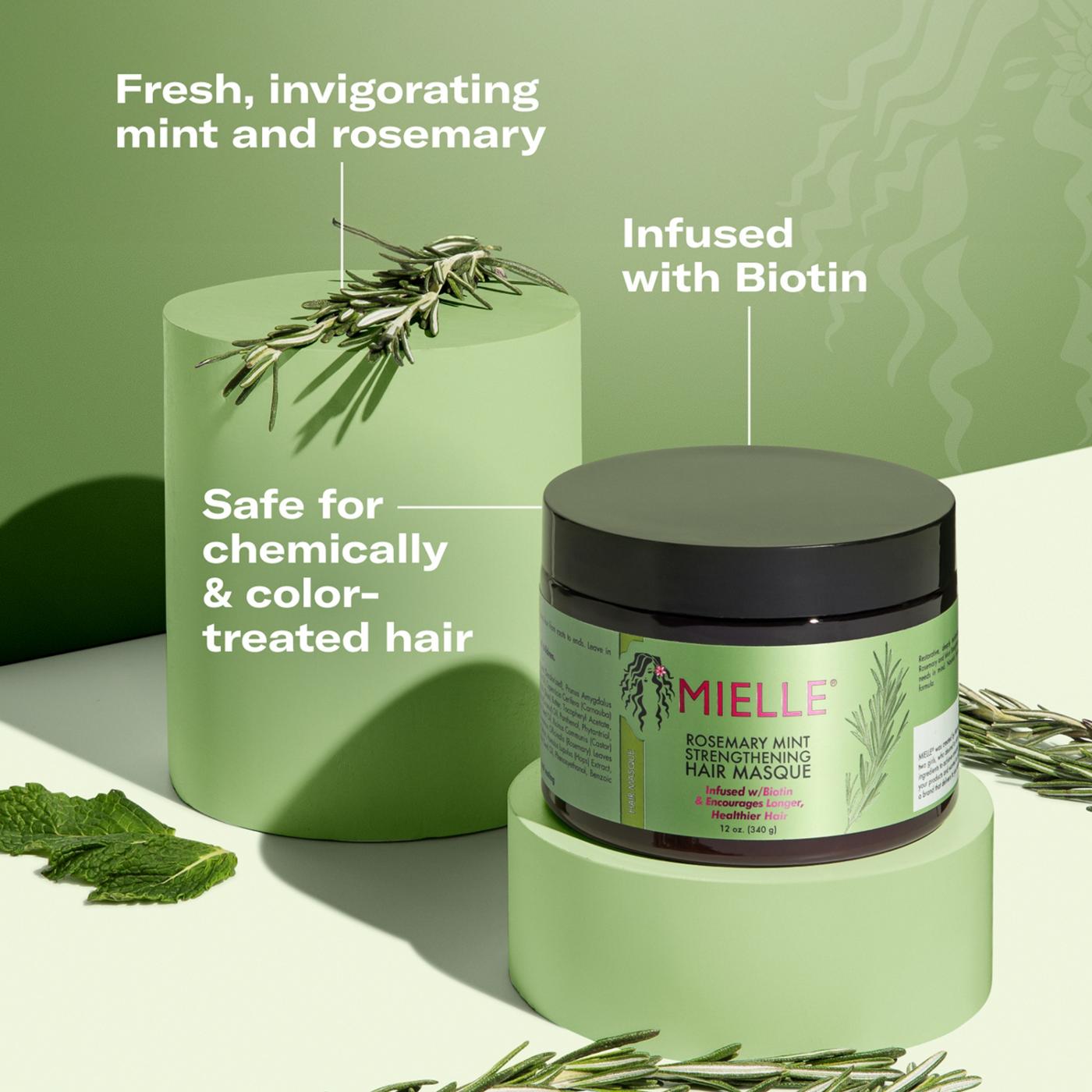 Mielle Hair Masque - Rosemary Mint; image 2 of 10