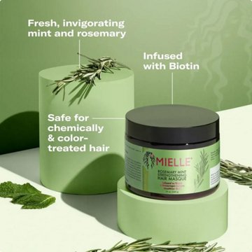 Mielle Rosemary Mint Strengthening Hair Masque - 12 fl. oz.