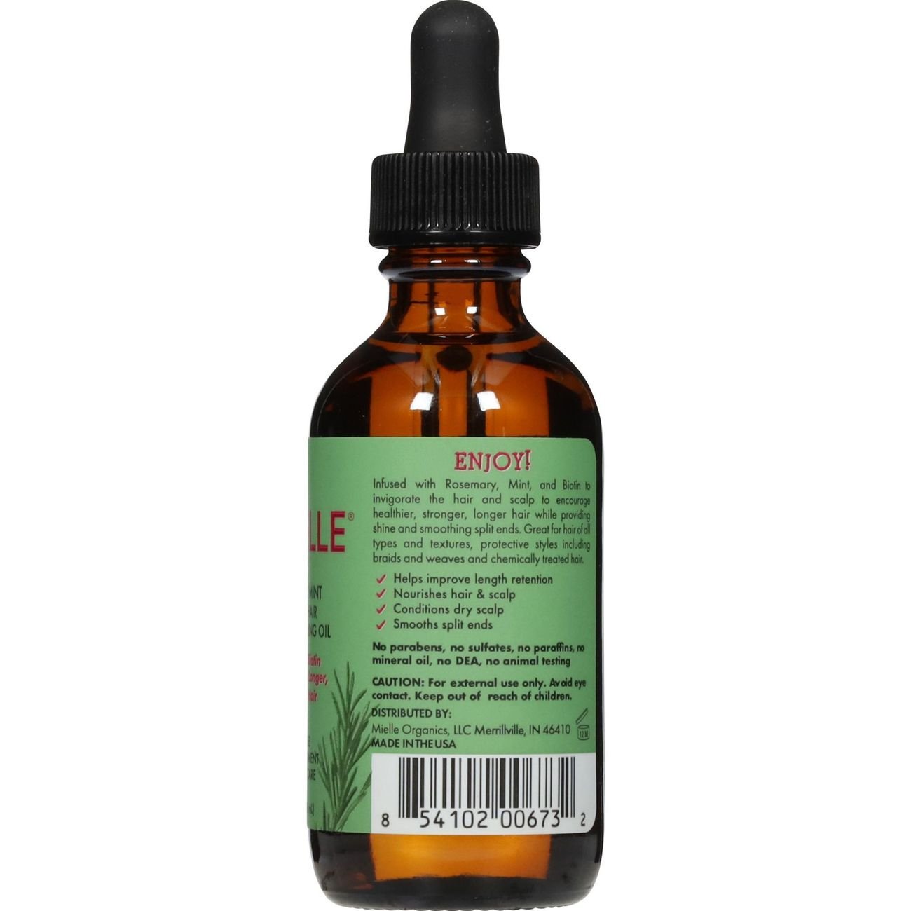 Mielle Rosemary Mint Scalp & Hair Strengthening Oil - 2 fl. oz