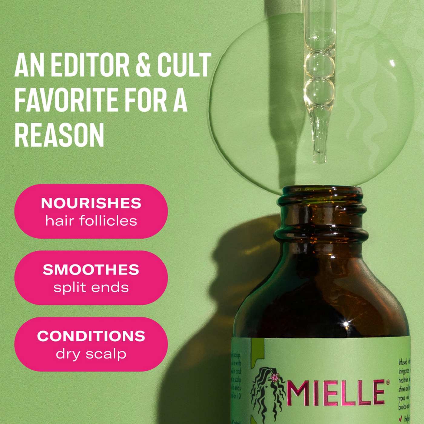 Mielle Rosemary Mint Scalp & Hair Oil; image 7 of 8