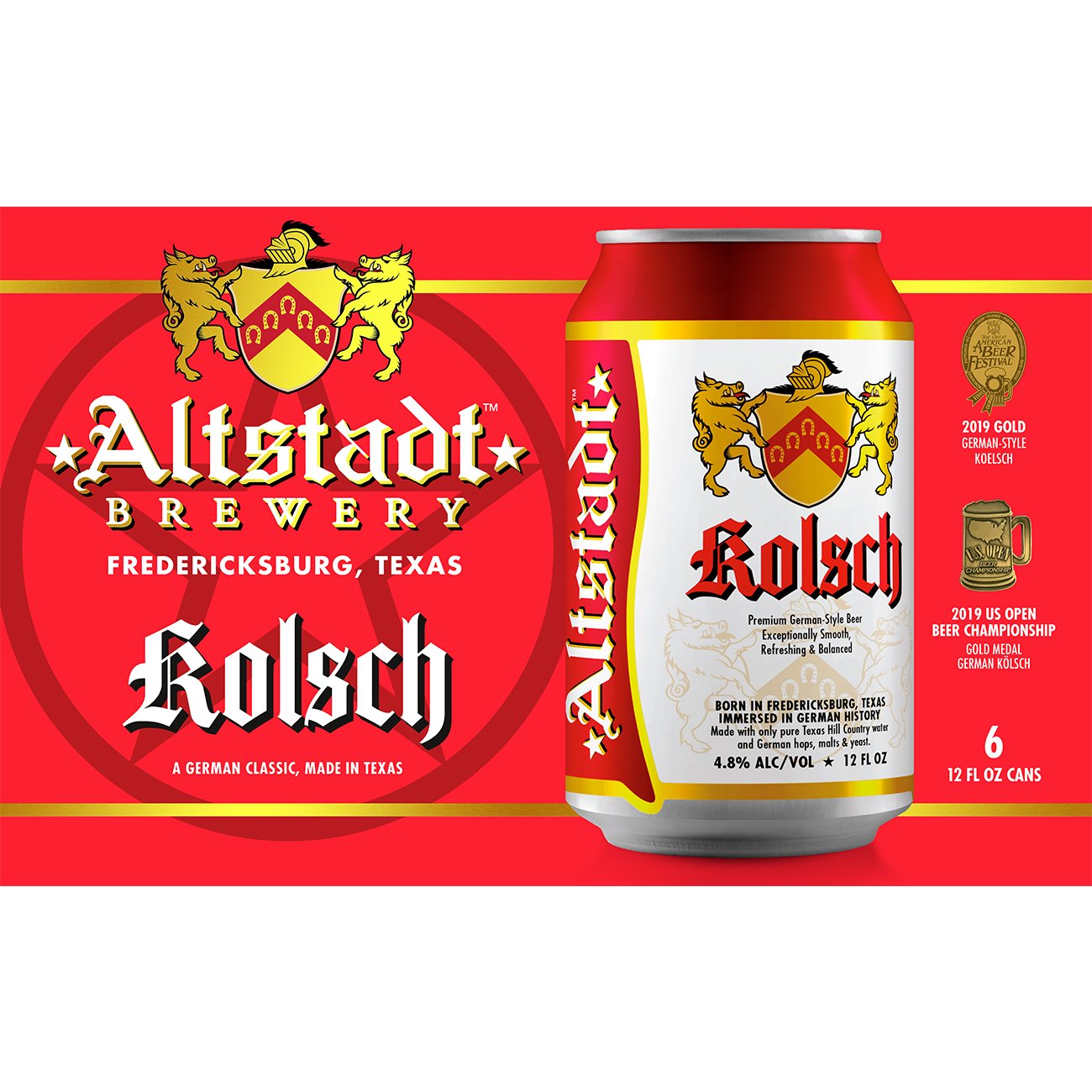 Altstadt Kolsch Beer 12 oz Cans Shop Beer at HEB