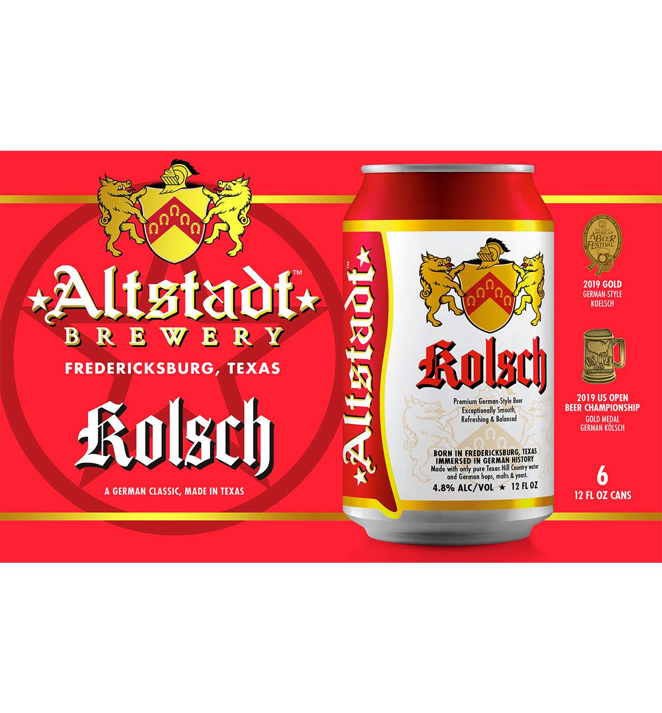 Altstadt Kolsch Beer 12 oz Cans; image 1 of 2