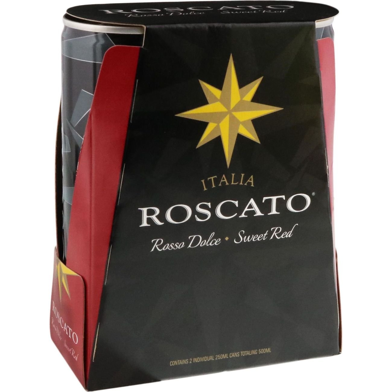 Roscato Rosso Dolce Sweet Red 2-250ml Cans :: Can Wine & Wine Cocktails