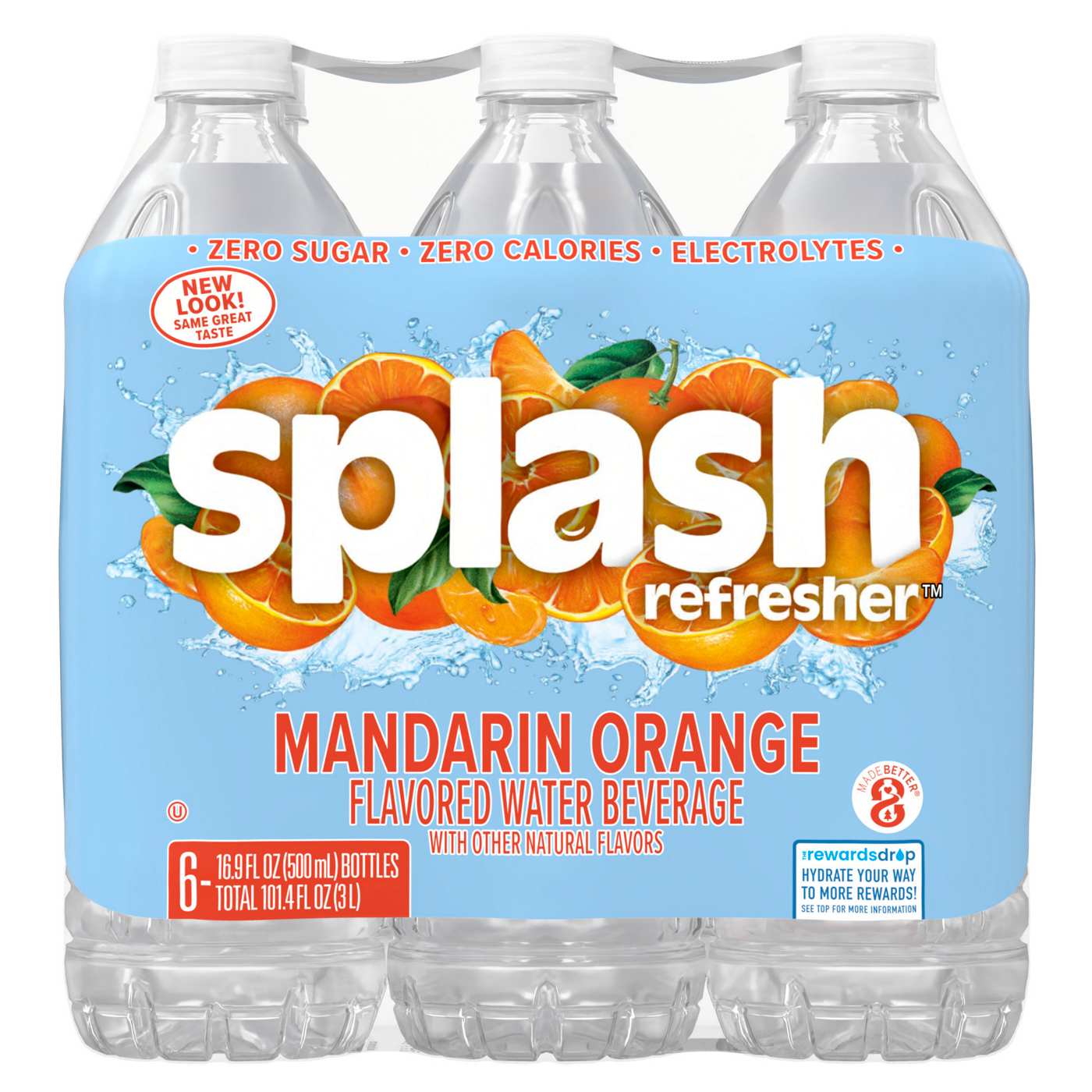 SPLASH Mandarin Orange Flavor Water Beverage, 16.9 oz Bottles; image 2 of 7