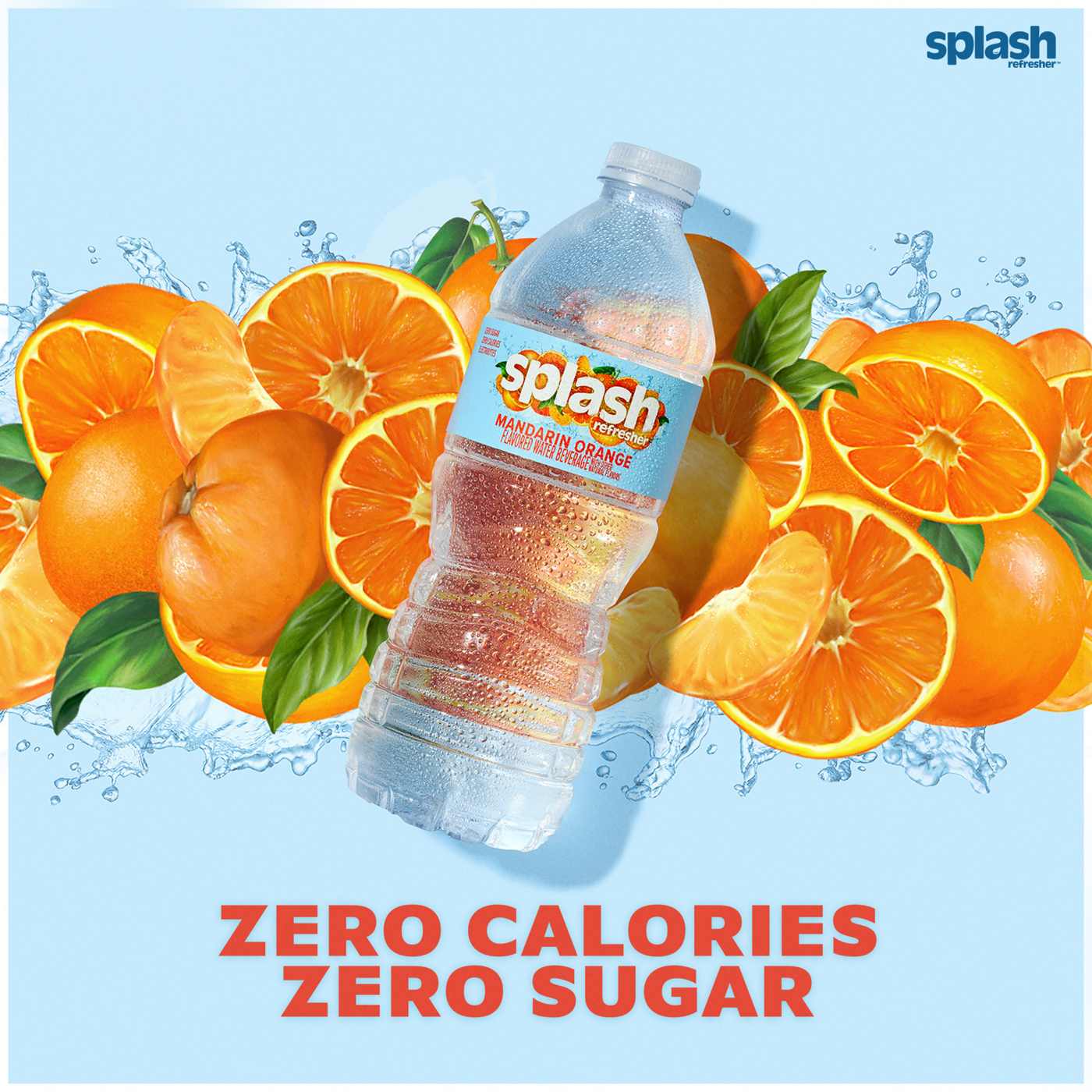 SPLASH Mandarin Orange Flavor Water Beverage, 16.9 oz Bottles; image 3 of 7