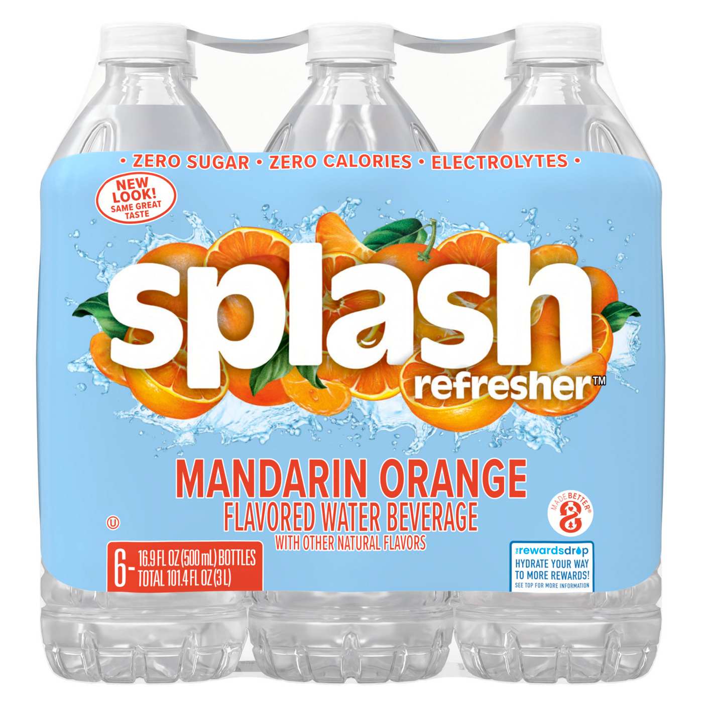 SPLASH Mandarin Orange Flavor Water Beverage, 16.9 oz Bottles; image 4 of 7