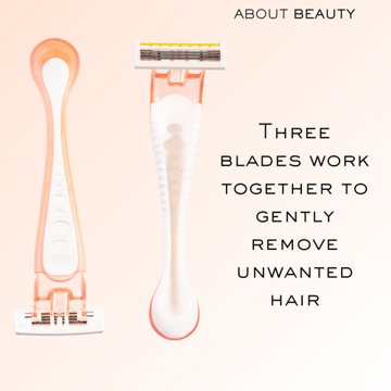 About Body Spa Shave 3-Blade Senstive Women's Razors