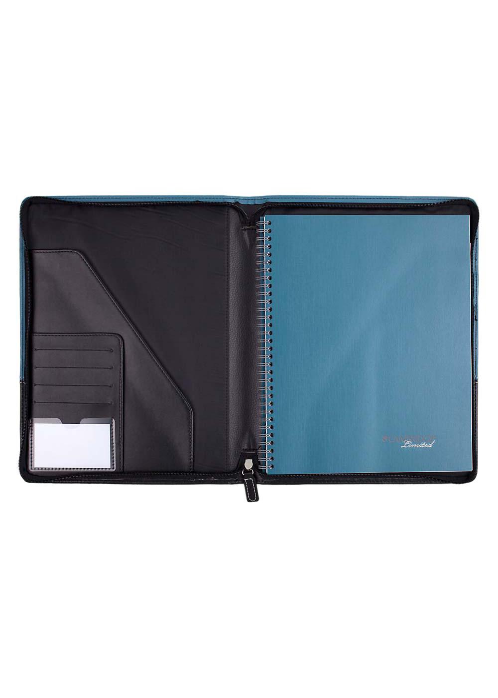 Mead Cambridge Blue Fashion Refillable Notebook; image 2 of 2