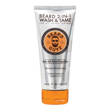Beard Guyz 2 In 1 Wash & Tame, 6.70 fl oz