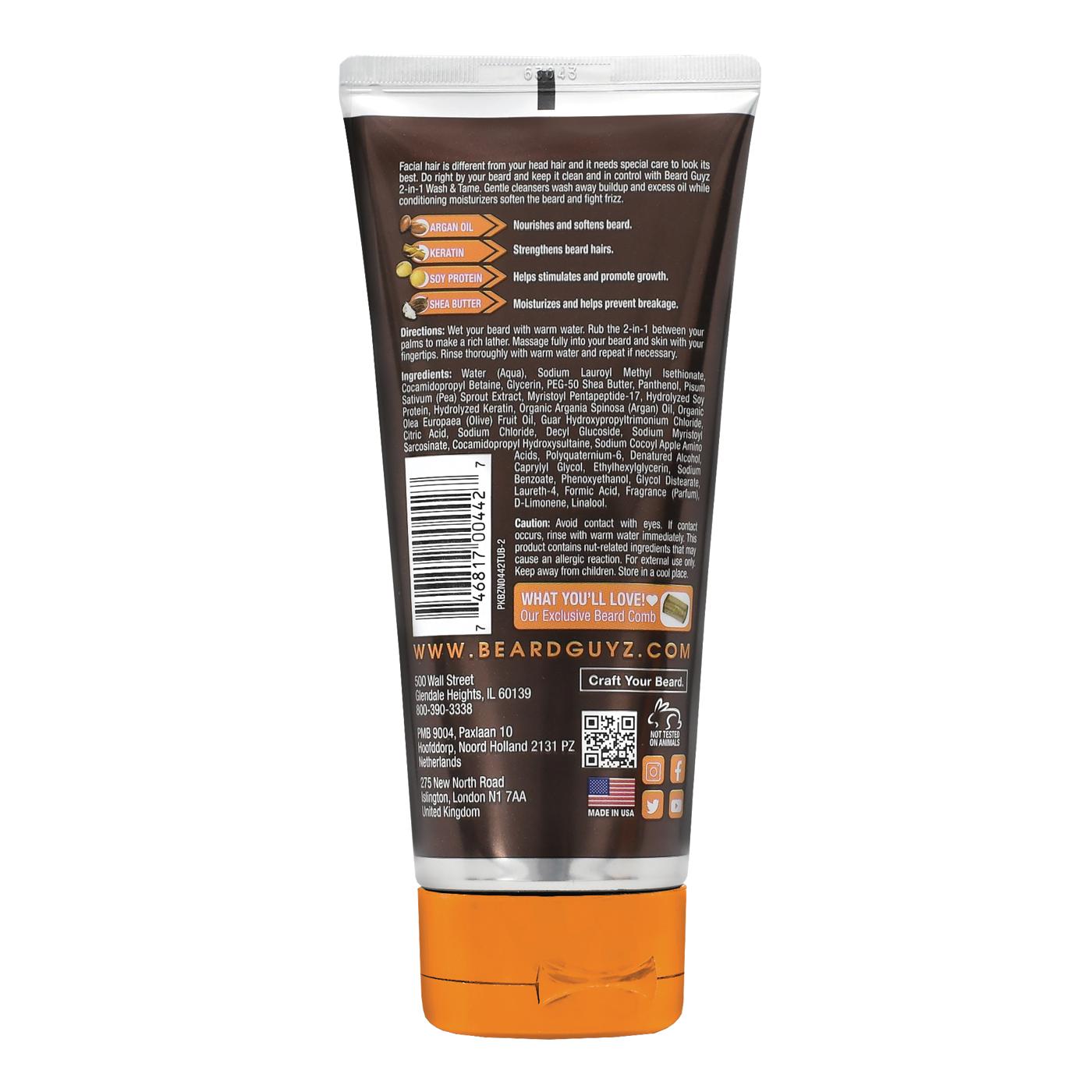 Beard Guyz 2 In 1 Wash & Tame; image 2 of 2