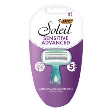 BIC Soleil Sensitive Advanced 5 Blade Disposable Razors