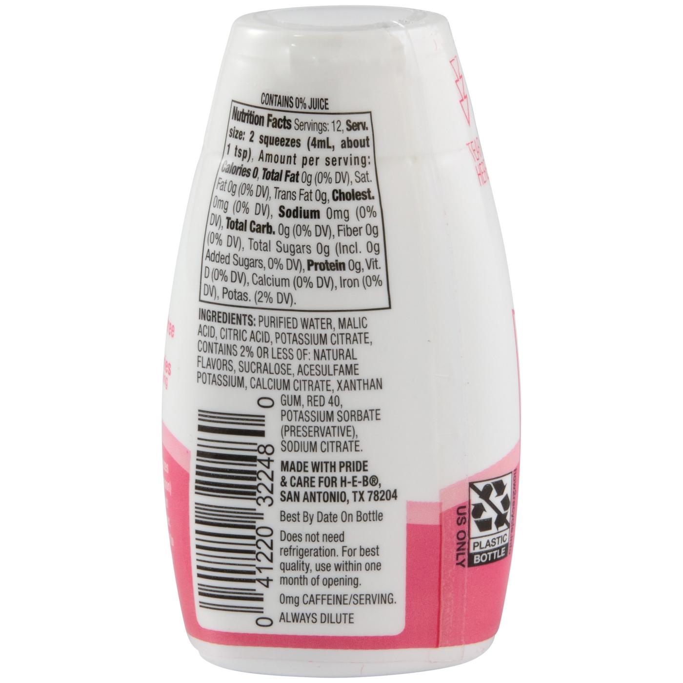H-E-B Strawberry Watermelon Liquid Drink Enhancer; image 2 of 2