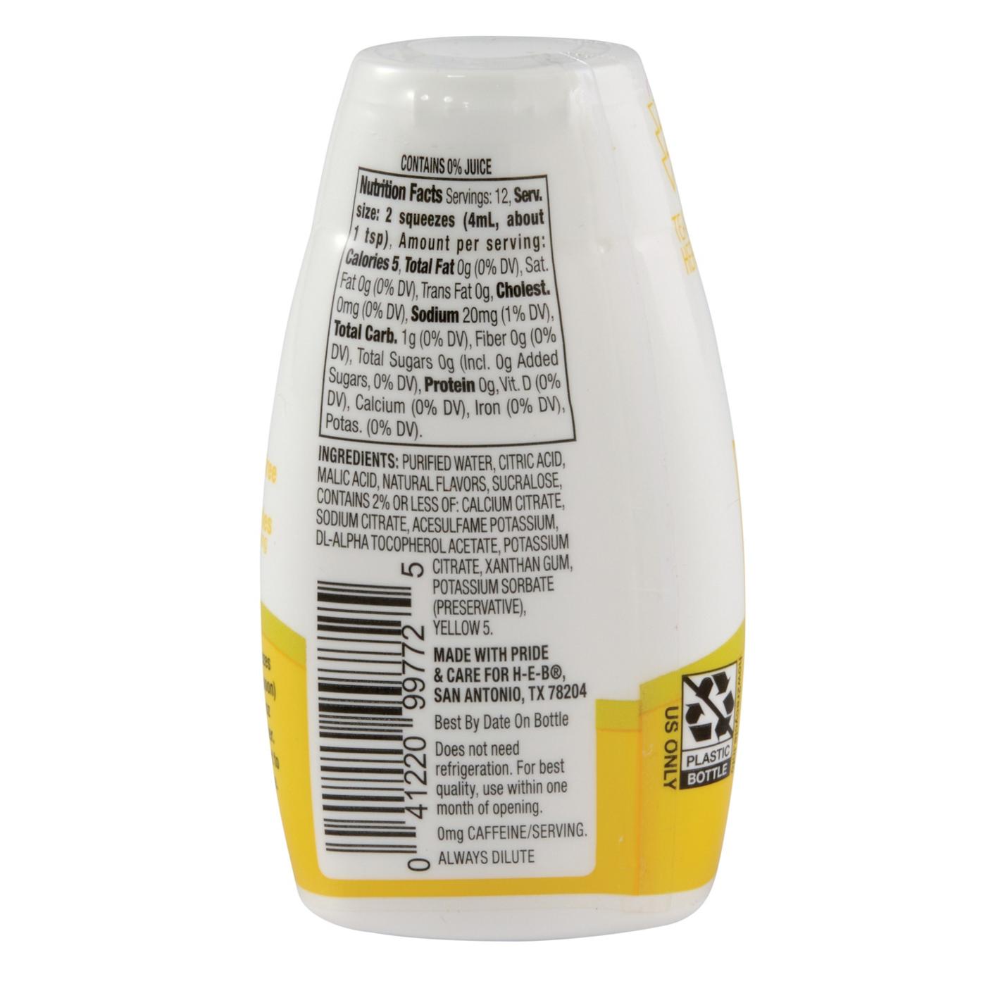 H-E-B Lemonade Liquid Drink Enhancer; image 3 of 3