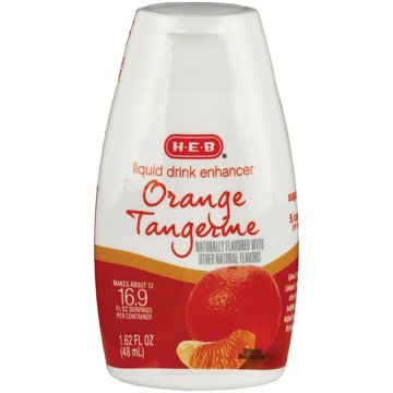 H-E-B Orange Tangerine Liquid Drink Enhancer, 1.62 oz