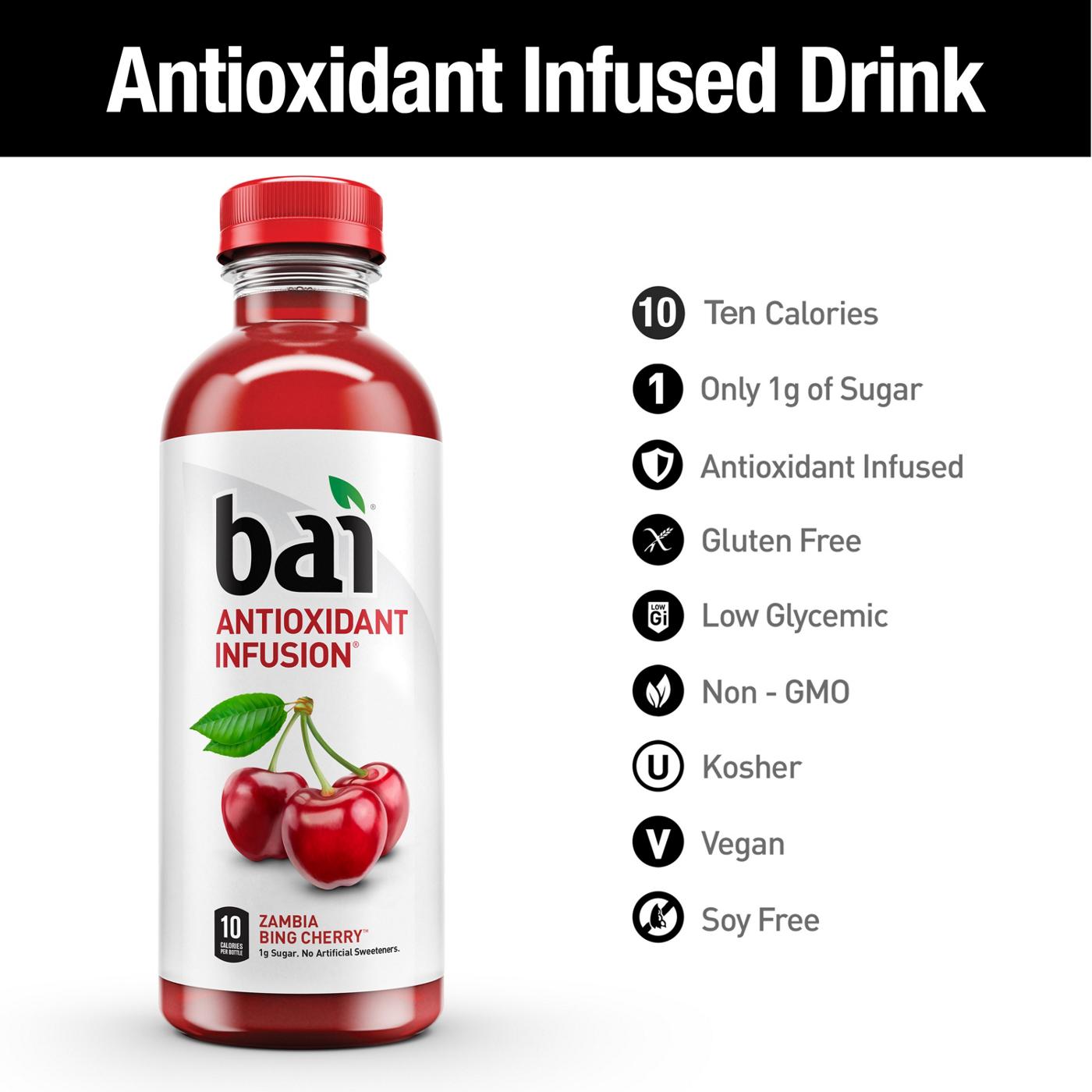 Bai Antioxidant Infusion Zambia Bing Cherry; image 2 of 3