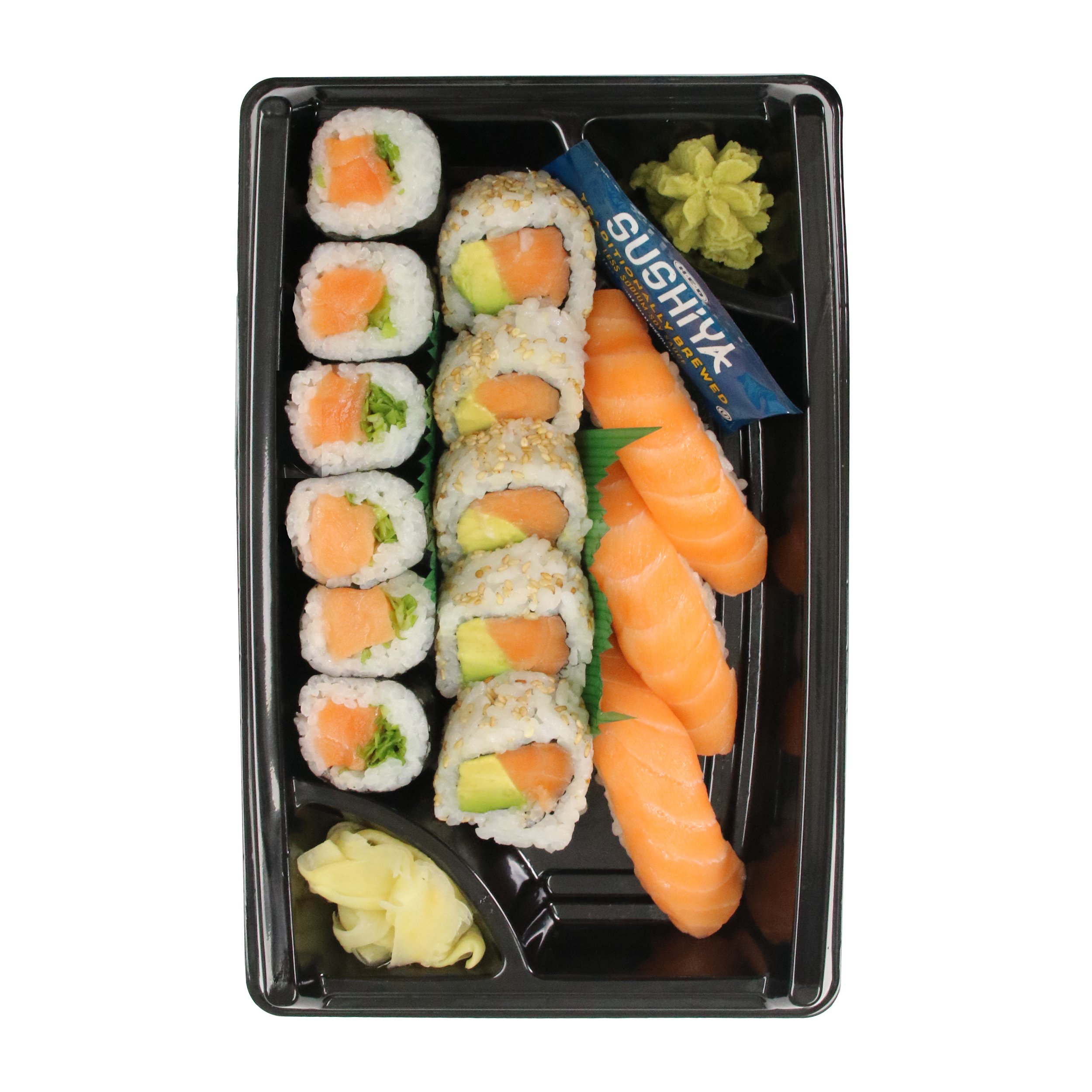 H-E-B Sushiya Combo Pack - Kosher Salmon Delight - Shop Sushi At H-E-B