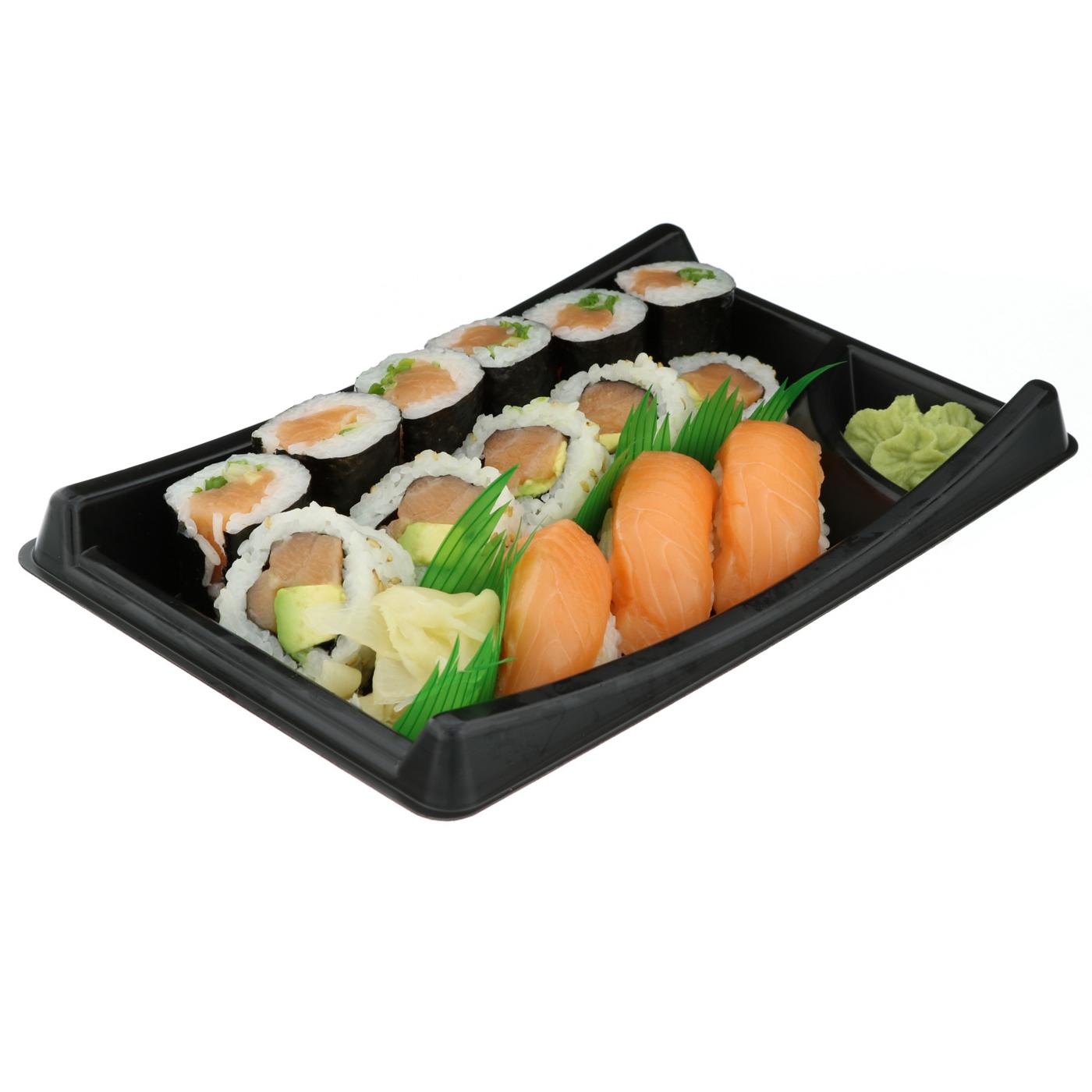 H-E-B Sushiya Salmon Delight Sushi Roll Combo Pack - Kosher; image 3 of 4