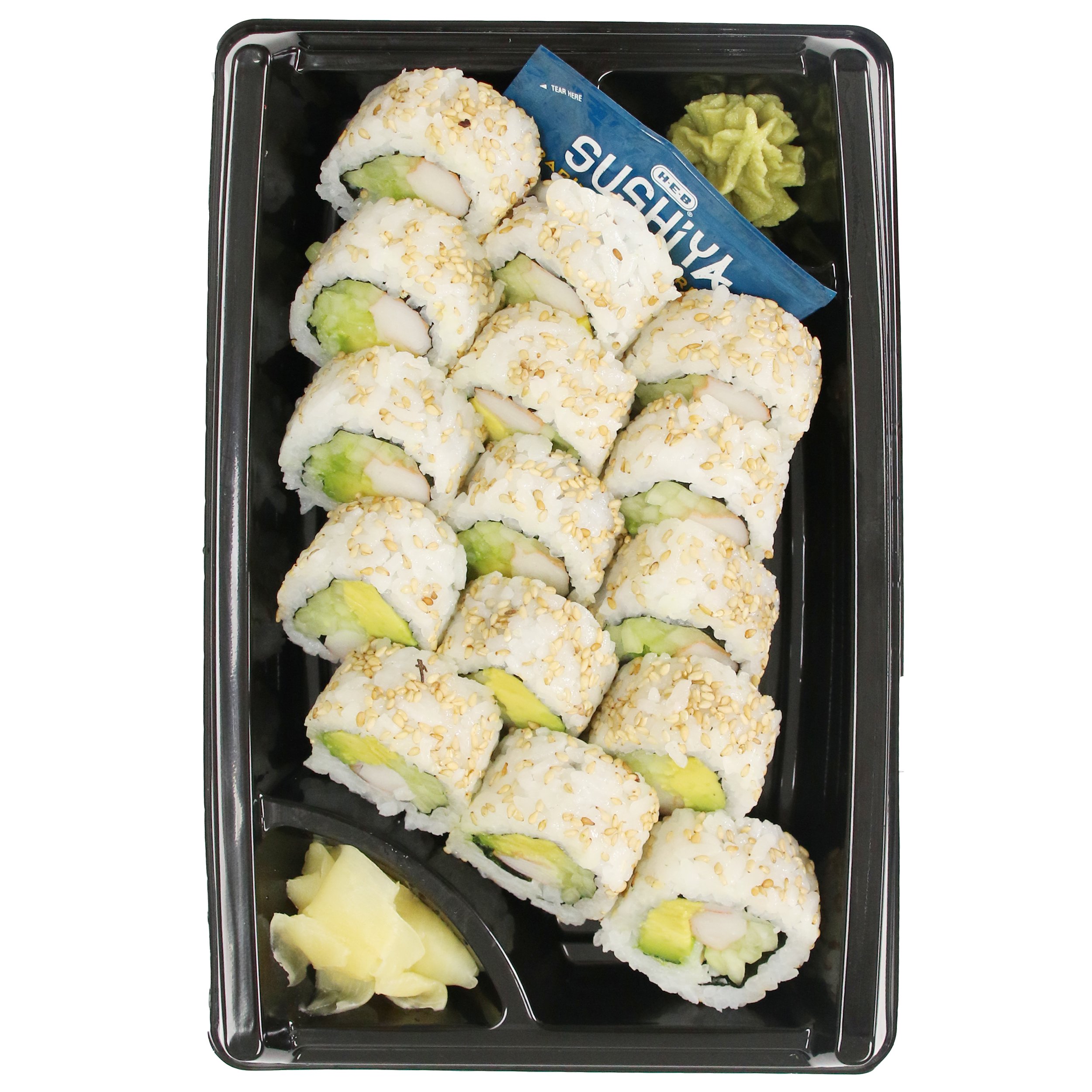 HEB Sushiya California Sushi Roll Value Pack Kosher Shop Sushi at